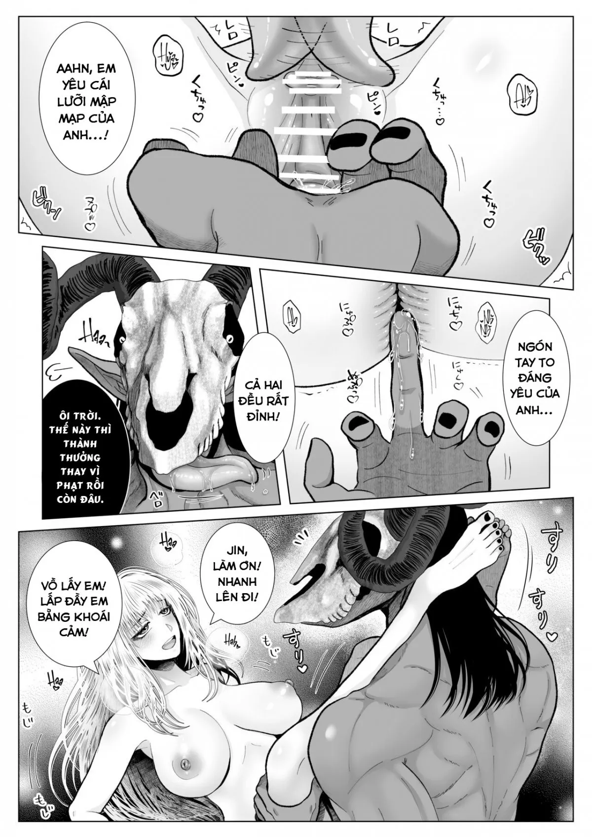 HentaiVN.net - Ảnh 11 - Cuộc sống hàng ngày của cặp phù thủy. [Majo Fuufu no Ichinichi; The Daily Life of an Occult Couple] - Oneshot