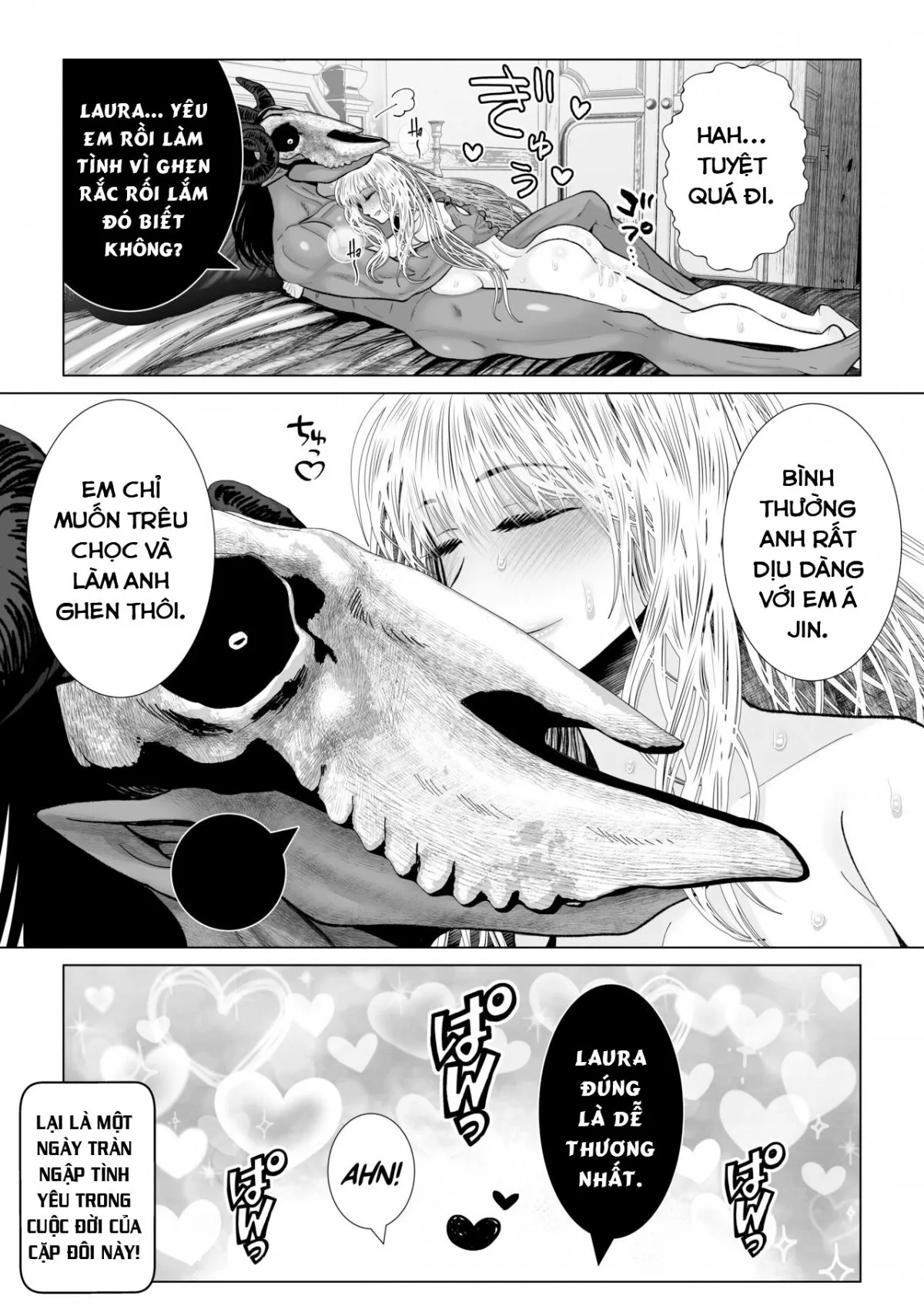 HentaiVN.net - Ảnh 24 - Cuộc sống hàng ngày của cặp phù thủy. [Majo Fuufu no Ichinichi; The Daily Life of an Occult Couple] - Oneshot