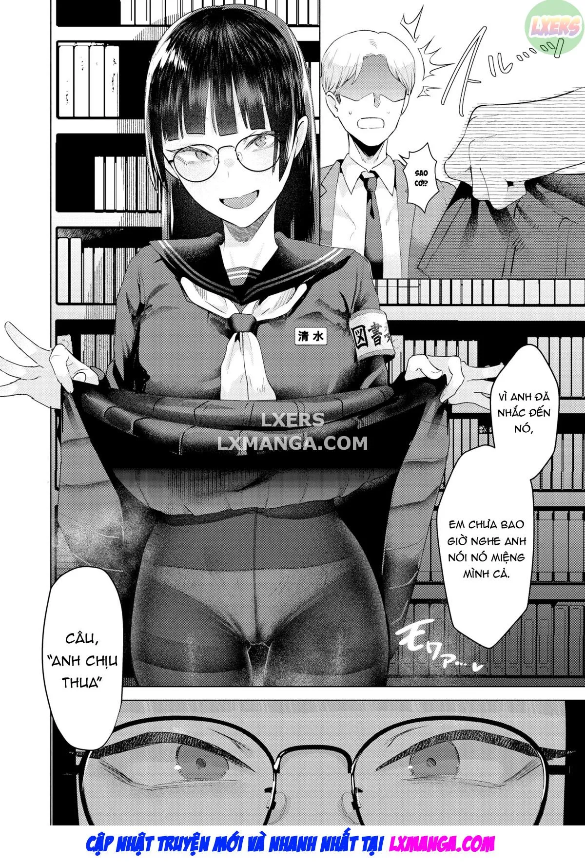 HentaiVN.net - Ảnh 21 - Toshoshitsu no Shimi - Oneshot