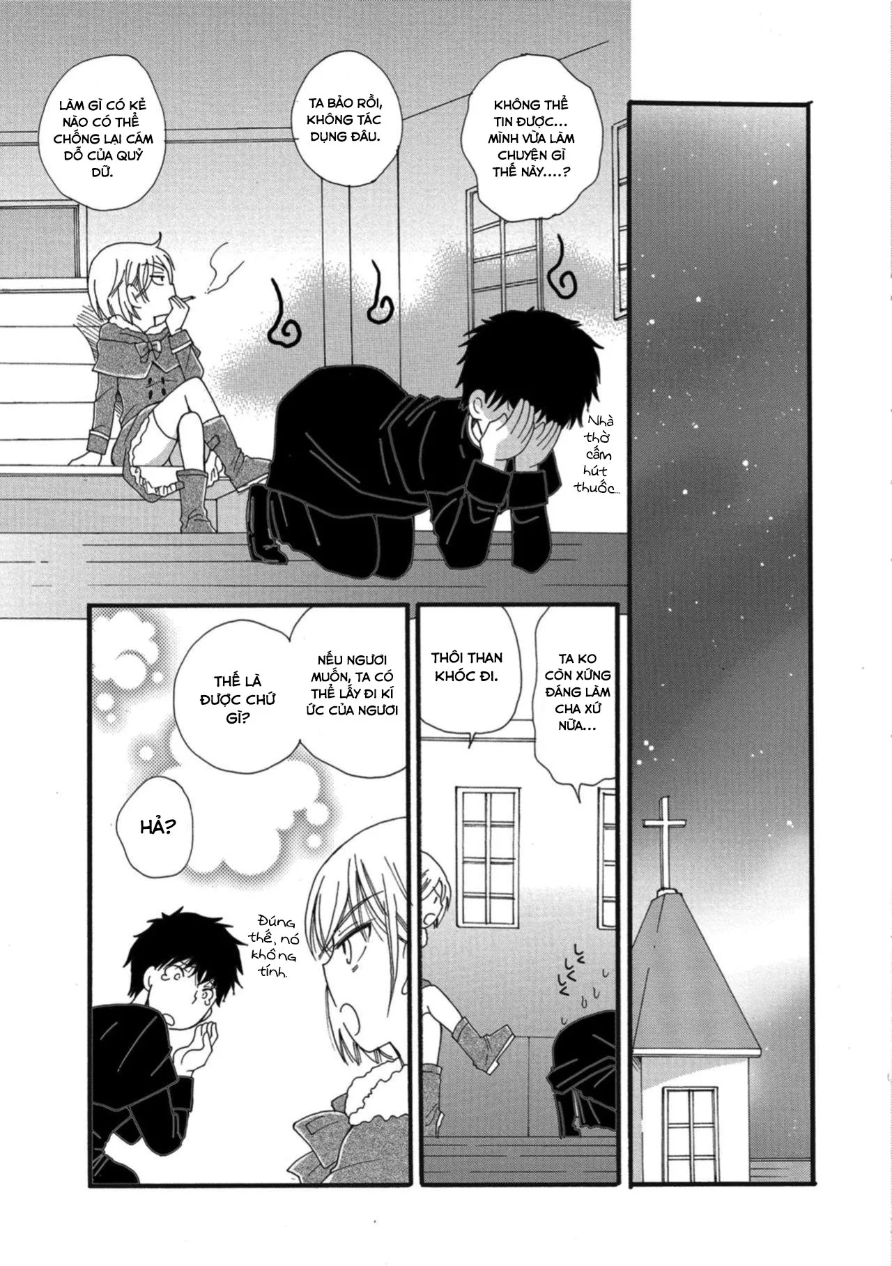 HentaiVN.net - Ảnh 18 - Cha xứ và nàng ác quỷ [Akuma-chan] - Oneshot