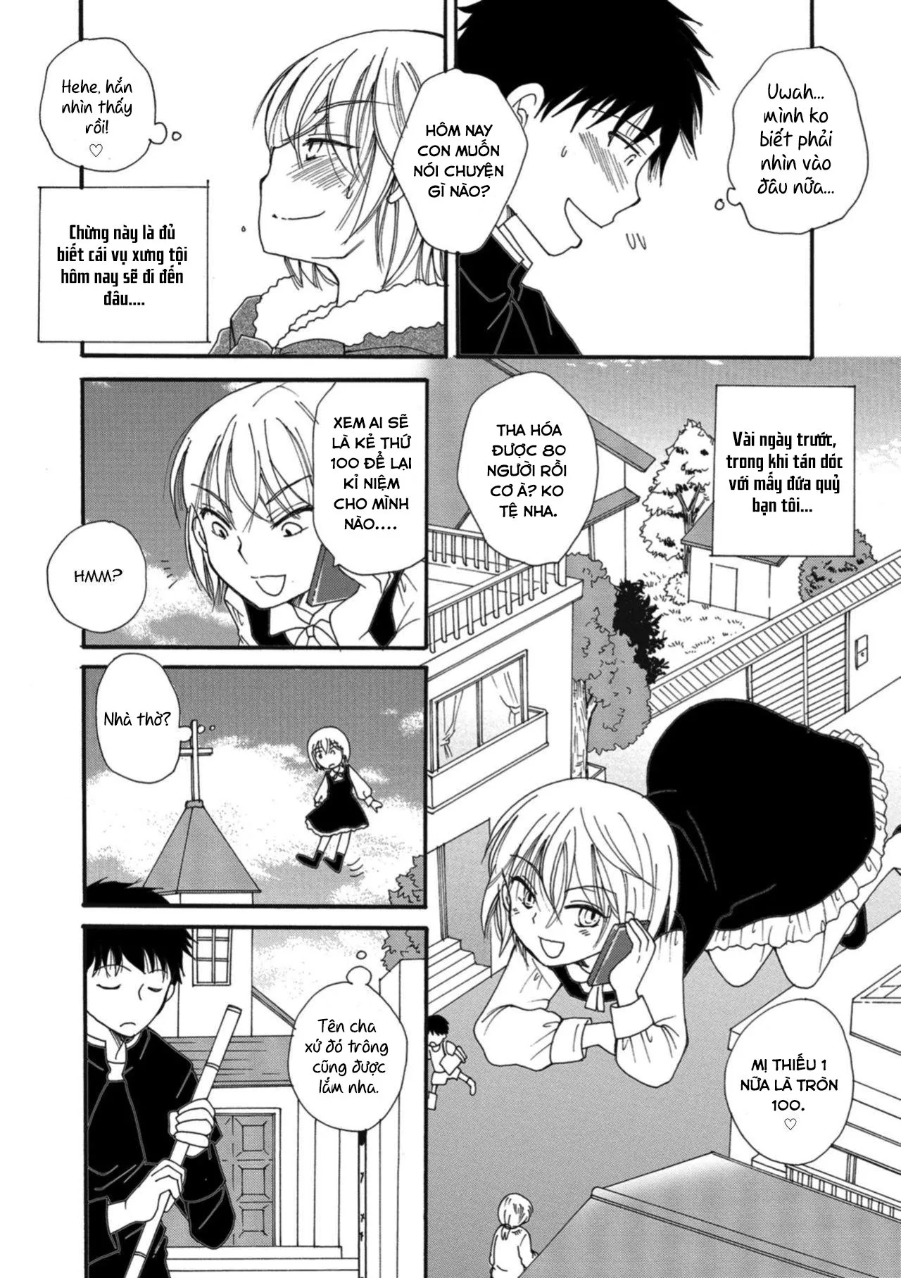 HentaiVN.net - Ảnh 3 - Cha xứ và nàng ác quỷ [Akuma-chan] - Oneshot