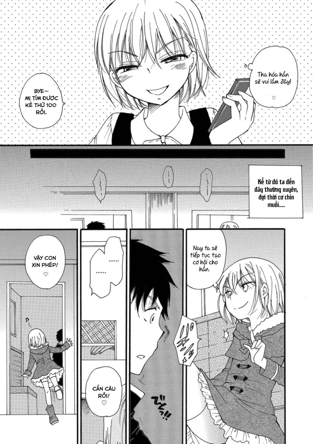 HentaiVN.net - Ảnh 4 - Cha xứ và nàng ác quỷ [Akuma-chan] - Oneshot