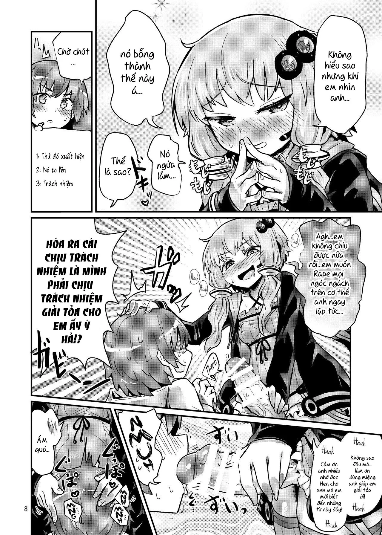 HentaiVN.net - Ảnh 9 - Futanari Yukari-san ni Gyaku Anal Choukyou Sareru Hon - Oneshot