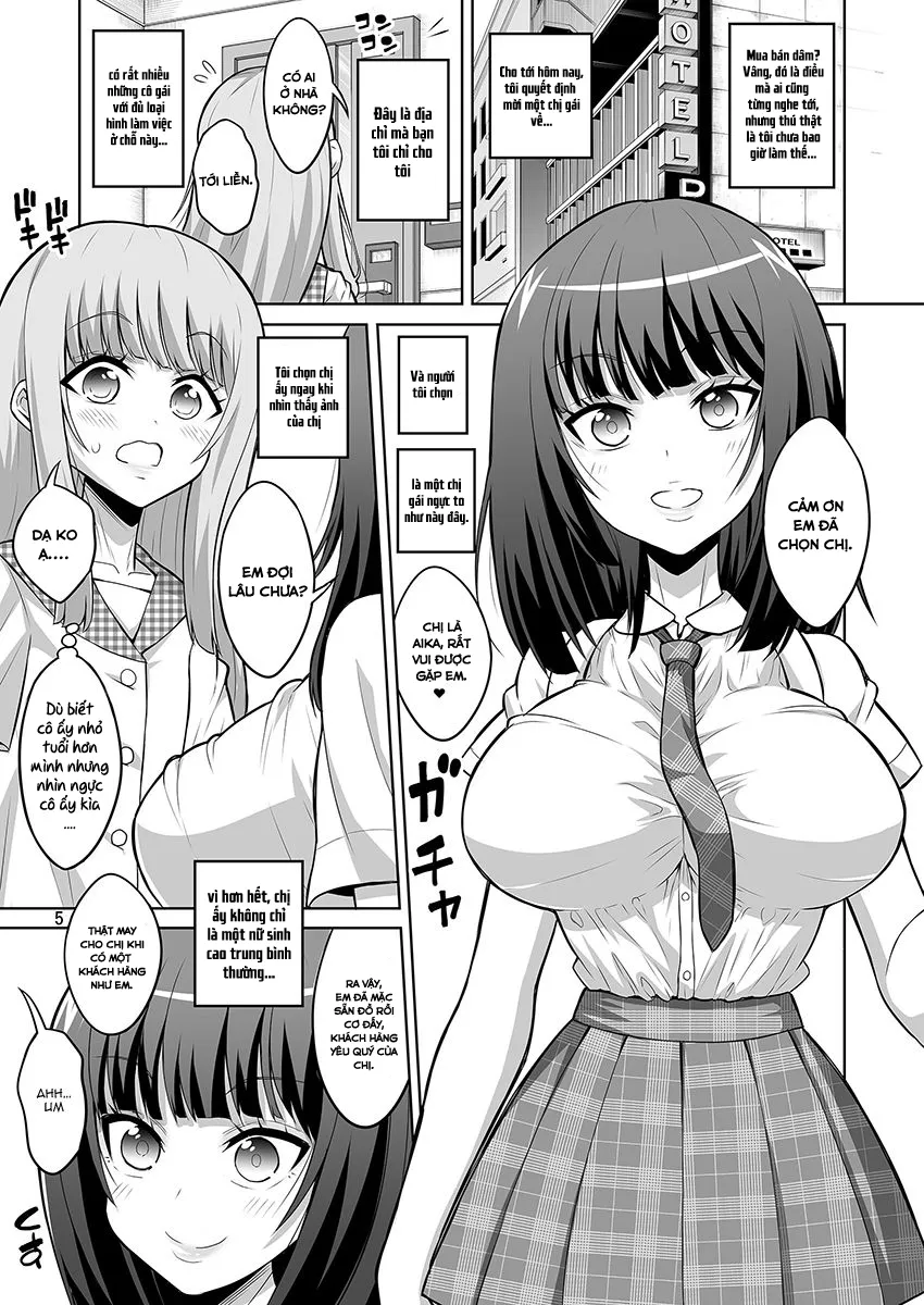 HentaiVN.net - Ảnh 4 - Otokonoko ga Futanari JK DeliHeal o Yondara Byou de Mesu Ochi - Oneshot