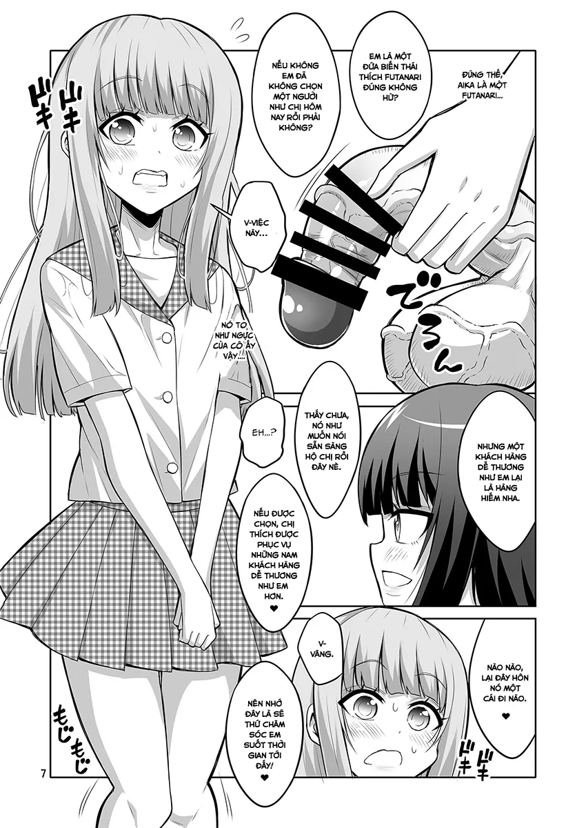 HentaiVN.net - Ảnh 6 - Otokonoko ga Futanari JK DeliHeal o Yondara Byou de Mesu Ochi - Oneshot