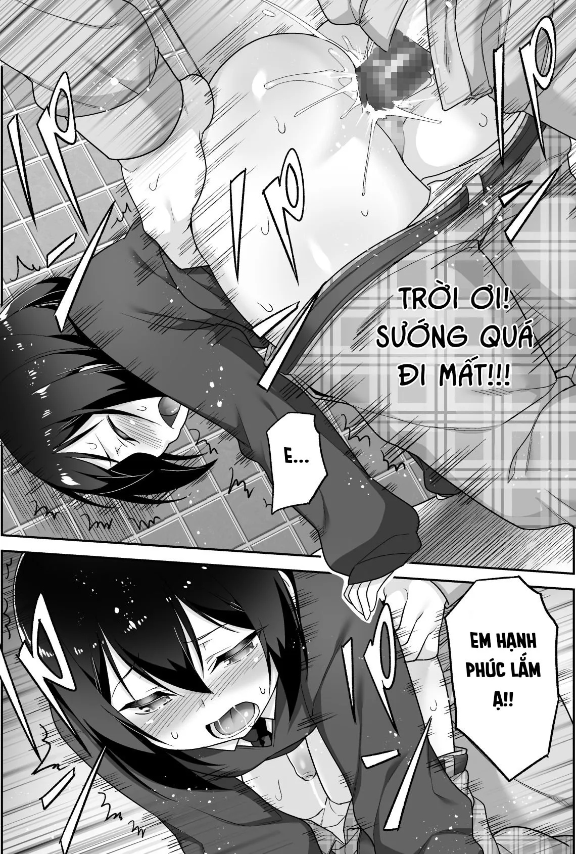 HentaiVN.net - Ảnh 8 - Anh bảo vệ may mắn và em học sinh xui xẻo. [Doeroi Shota ga Ore no Yome ~Kenage na Seiyoku Shori Gangu~] - Chap 3: Hăng máu.