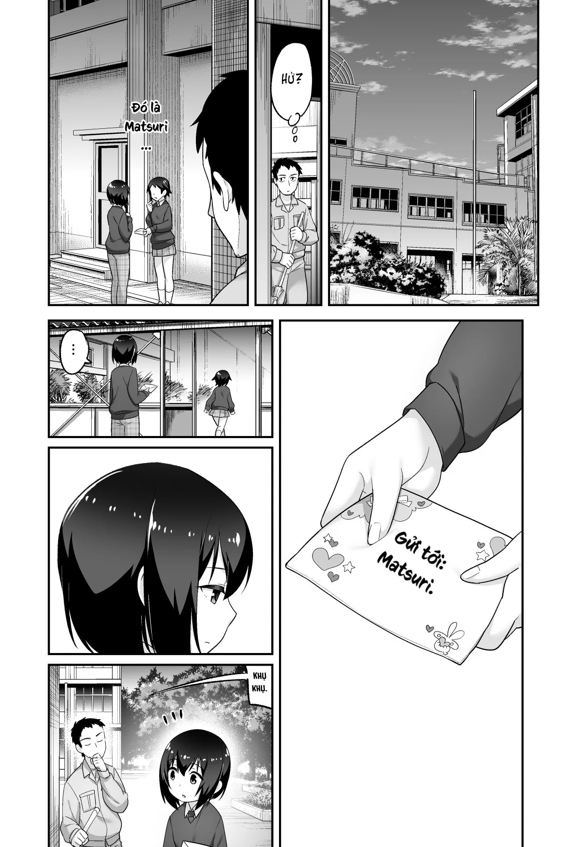 HentaiVN.net - Ảnh 4 - Anh bảo vệ may mắn và em học sinh xui xẻo. [Doeroi Shota ga Ore no Yome ~Kenage na Seiyoku Shori Gangu~] - Chap 4: Eww, anh ghen?
