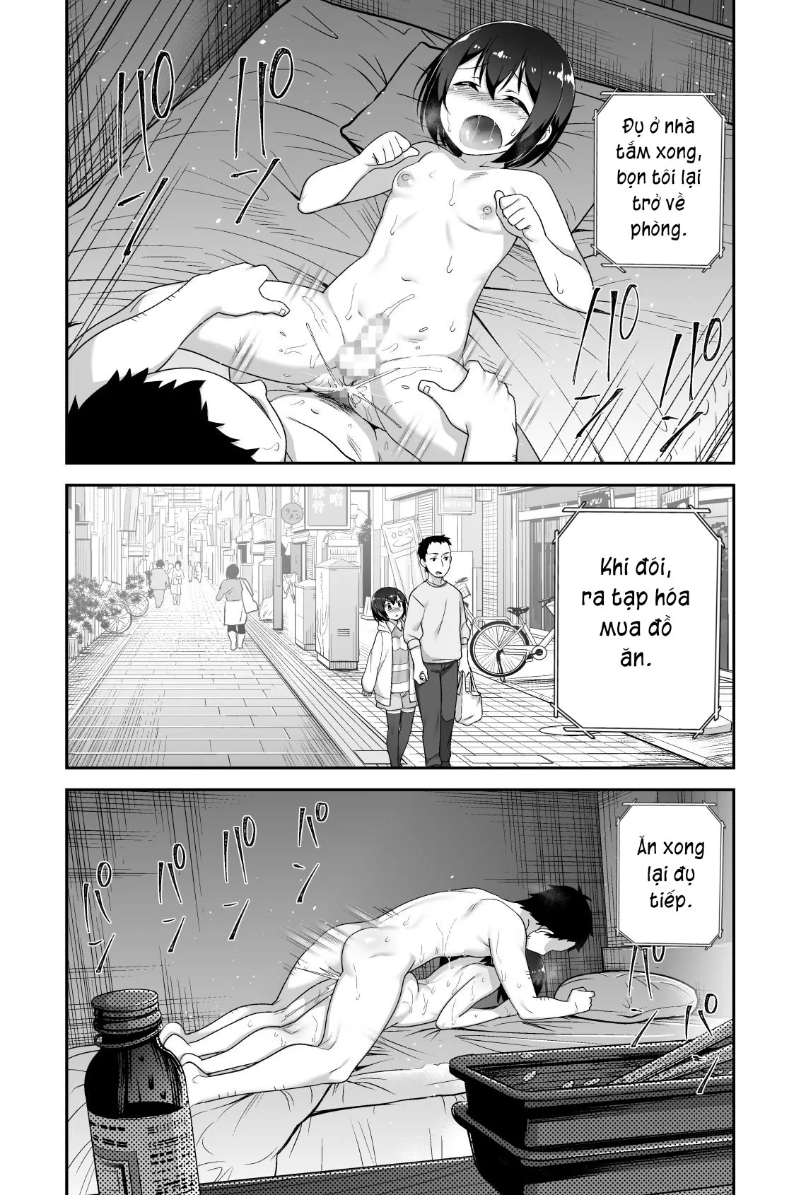 HentaiVN.net - Ảnh 31 - Anh bảo vệ may mắn và em học sinh xui xẻo. [Doeroi Shota ga Ore no Yome ~Kenage na Seiyoku Shori Gangu~] - Chap 6: Kết thúc + chap bonus.