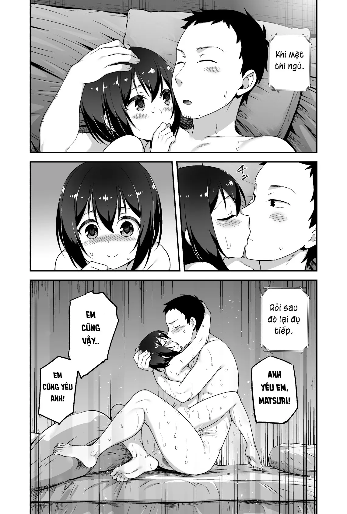 HentaiVN.net - Ảnh 32 - Anh bảo vệ may mắn và em học sinh xui xẻo. [Doeroi Shota ga Ore no Yome ~Kenage na Seiyoku Shori Gangu~] - Chap 6: Kết thúc + chap bonus.