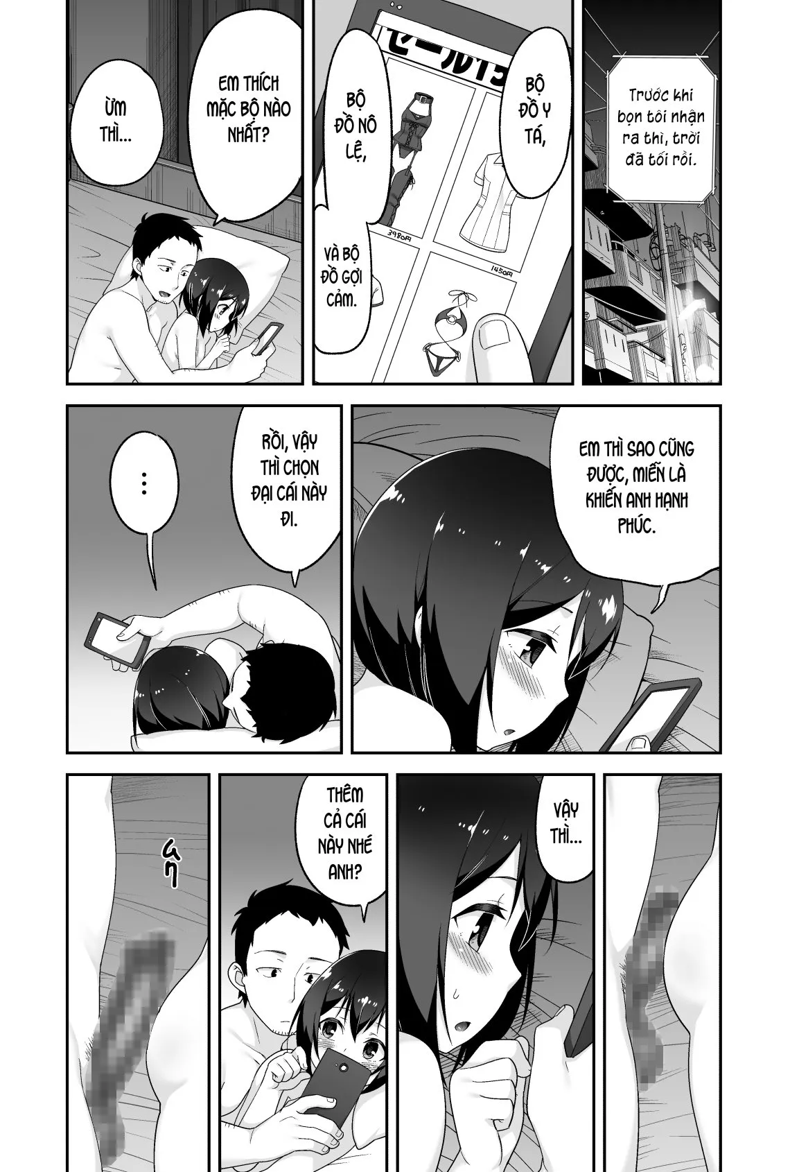 HentaiVN.net - Ảnh 33 - Anh bảo vệ may mắn và em học sinh xui xẻo. [Doeroi Shota ga Ore no Yome ~Kenage na Seiyoku Shori Gangu~] - Chap 6: Kết thúc + chap bonus.
