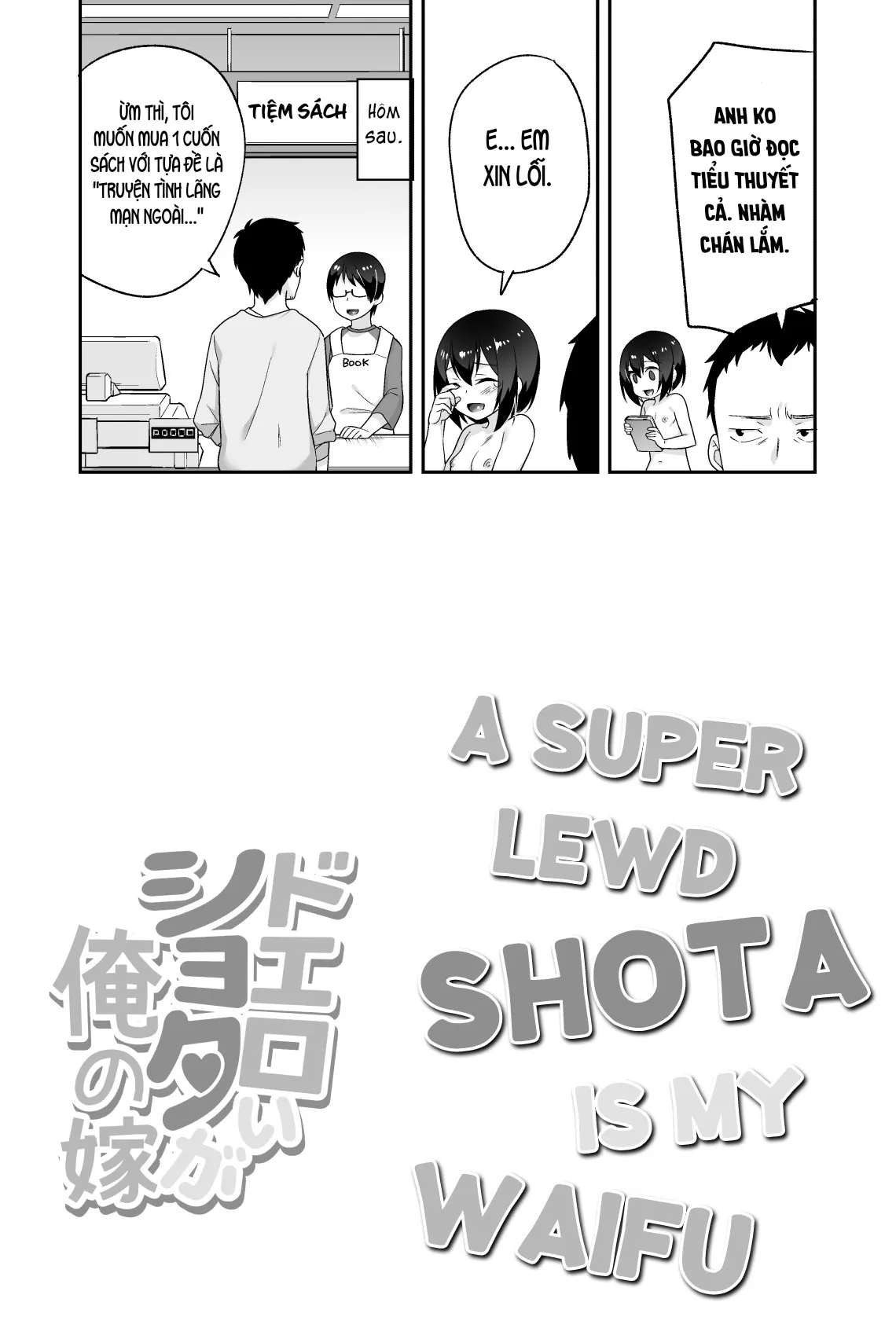 HentaiVN.net - Ảnh 38 - Anh bảo vệ may mắn và em học sinh xui xẻo. [Doeroi Shota ga Ore no Yome ~Kenage na Seiyoku Shori Gangu~] - Chap 6: Kết thúc + chap bonus.