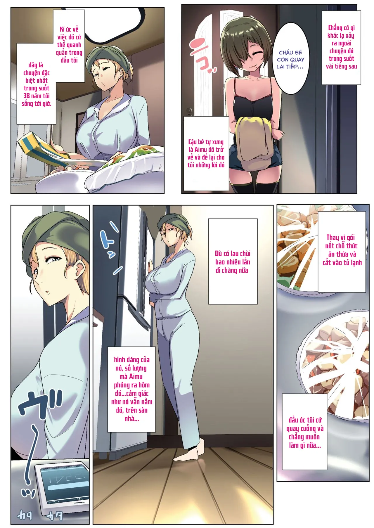 HentaiVN.net - Ảnh 14 - Cô hàng xóm tốt bụng! [Kinpatsu Tsuma no Otomodachi] - Chap 1