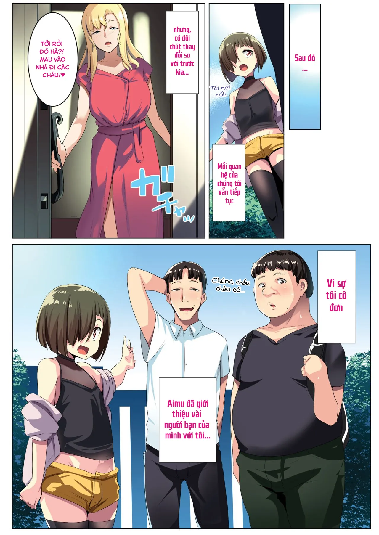 HentaiVN.net - Ảnh 21 - Cô hàng xóm tốt bụng! [Kinpatsu Tsuma no Otomodachi] - Chap 2