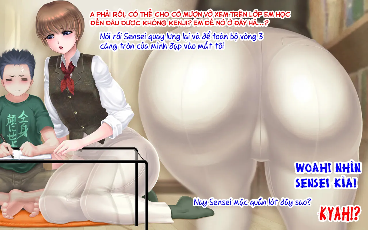HentaiVN.net - Ảnh 4 - Vòng 3 của gia sư tôi quá sexy nên tôi không thể kiềm chế nổi [Katei Kyoushi no Kyojiri Danshi Daigakusei ga Ero Sugite Omowazu Ore wa] - Chap 1
