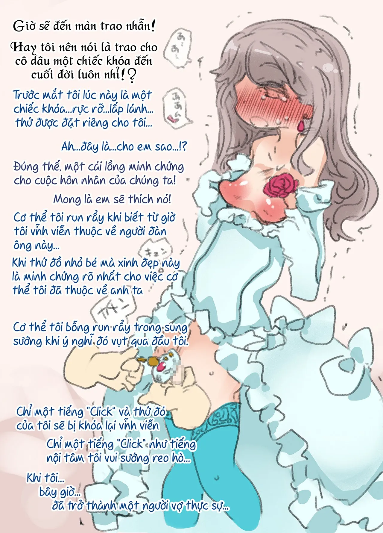HentaiVN.net - Ảnh 11 - Giả vờ đồng ý và cách biến bạn trai bạn thành một con điếm! [Shiawase Na Kekkonshiki] - Oneshot
