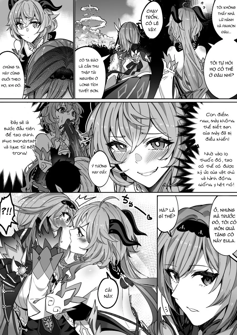 HentaiVN.net - Ảnh 3 - Kế hoạch xâm chiếm Teyvat? [原神乗っ取り] - Oneshot