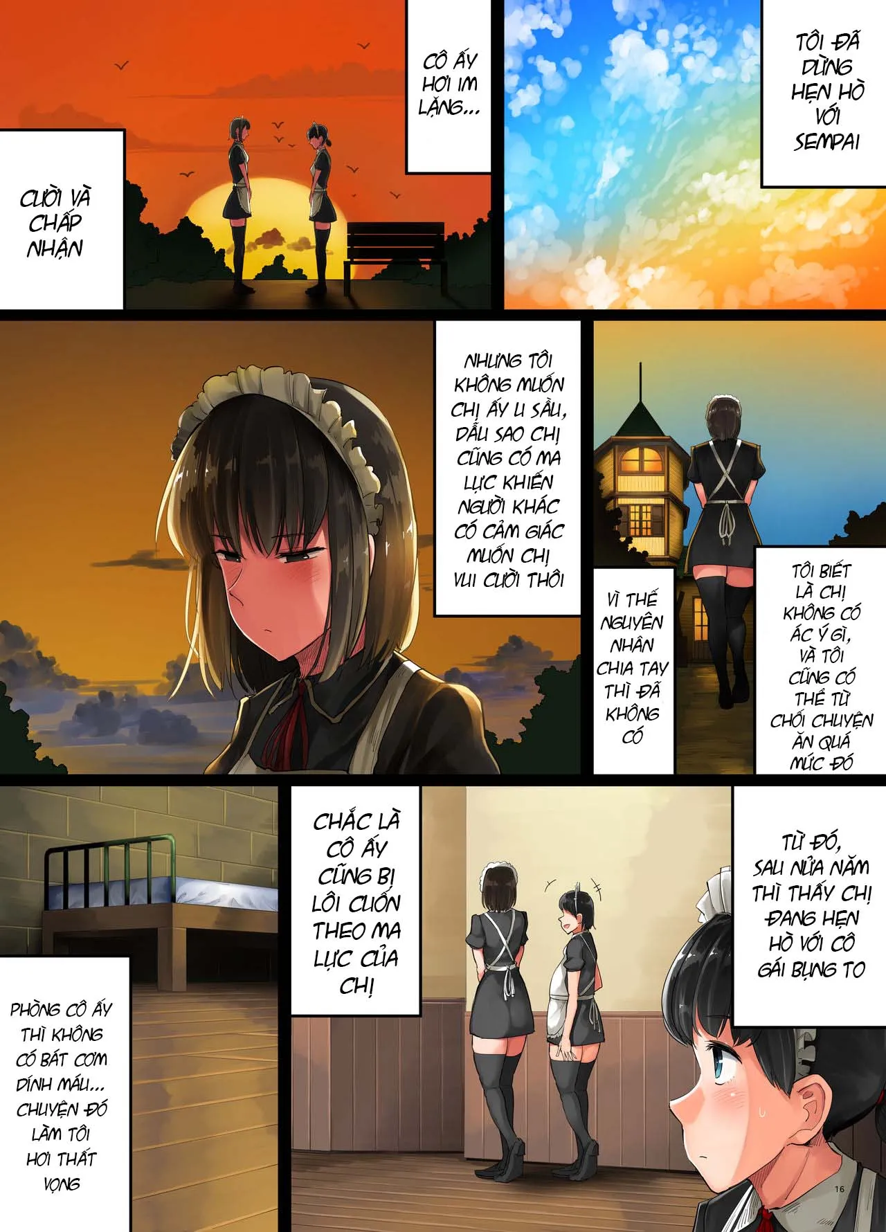 HentaiVN.net - Ảnh 18 - Dỗ Péo Người Yêu [Tabe Maid 3] - Oneshot