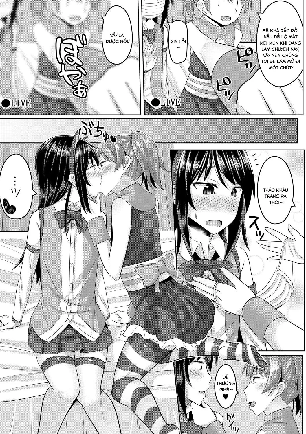 HentaiVN.net - Ảnh 3 - Cosplay Otokonoko-tachi ~ Ushiro no Ana ni Iretai Kankei - Chap 1