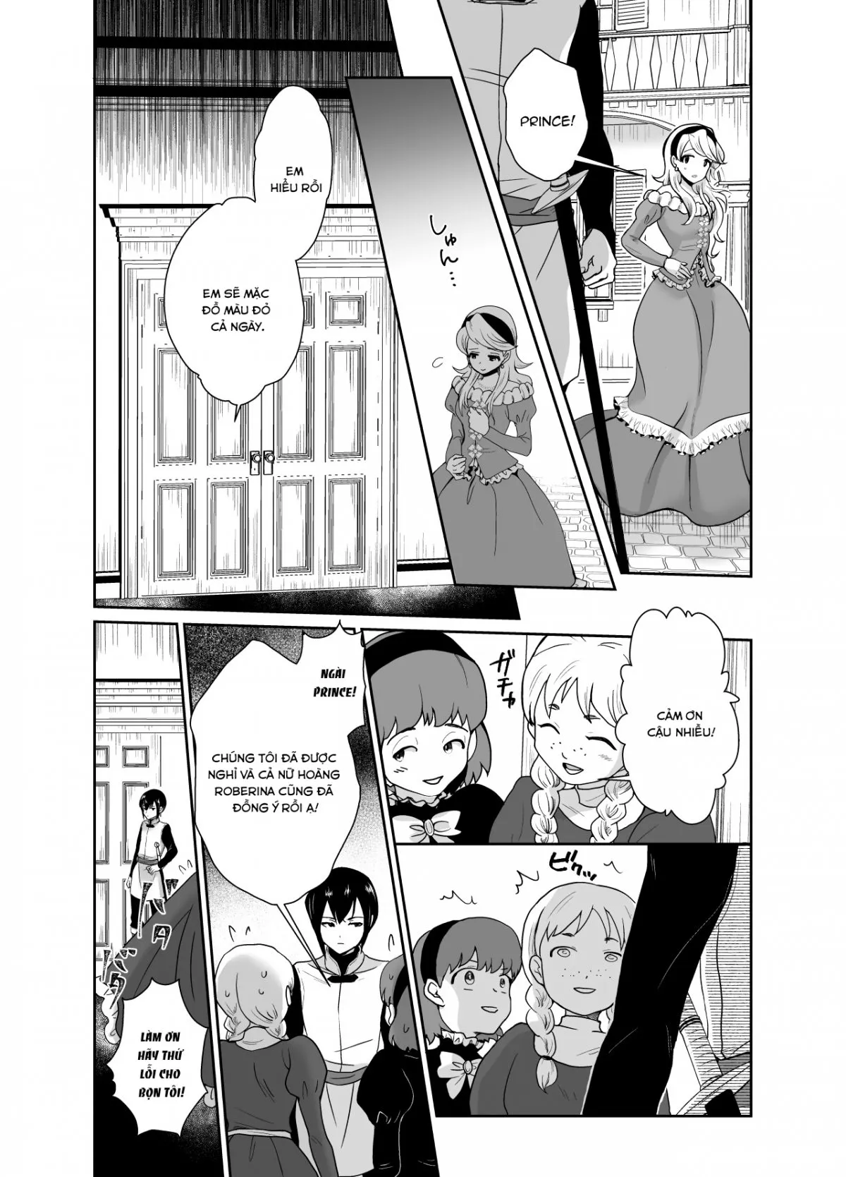 HentaiVN.net - Ảnh 8 - Kawaisou na Ouji-sama wa Warui Mahou de Oshiro no Mesu Benki ni Sarete Shimaimashita - Chap 1