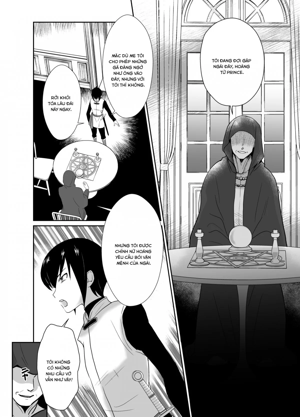 HentaiVN.net - Ảnh 9 - Kawaisou na Ouji-sama wa Warui Mahou de Oshiro no Mesu Benki ni Sarete Shimaimashita - Chap 1