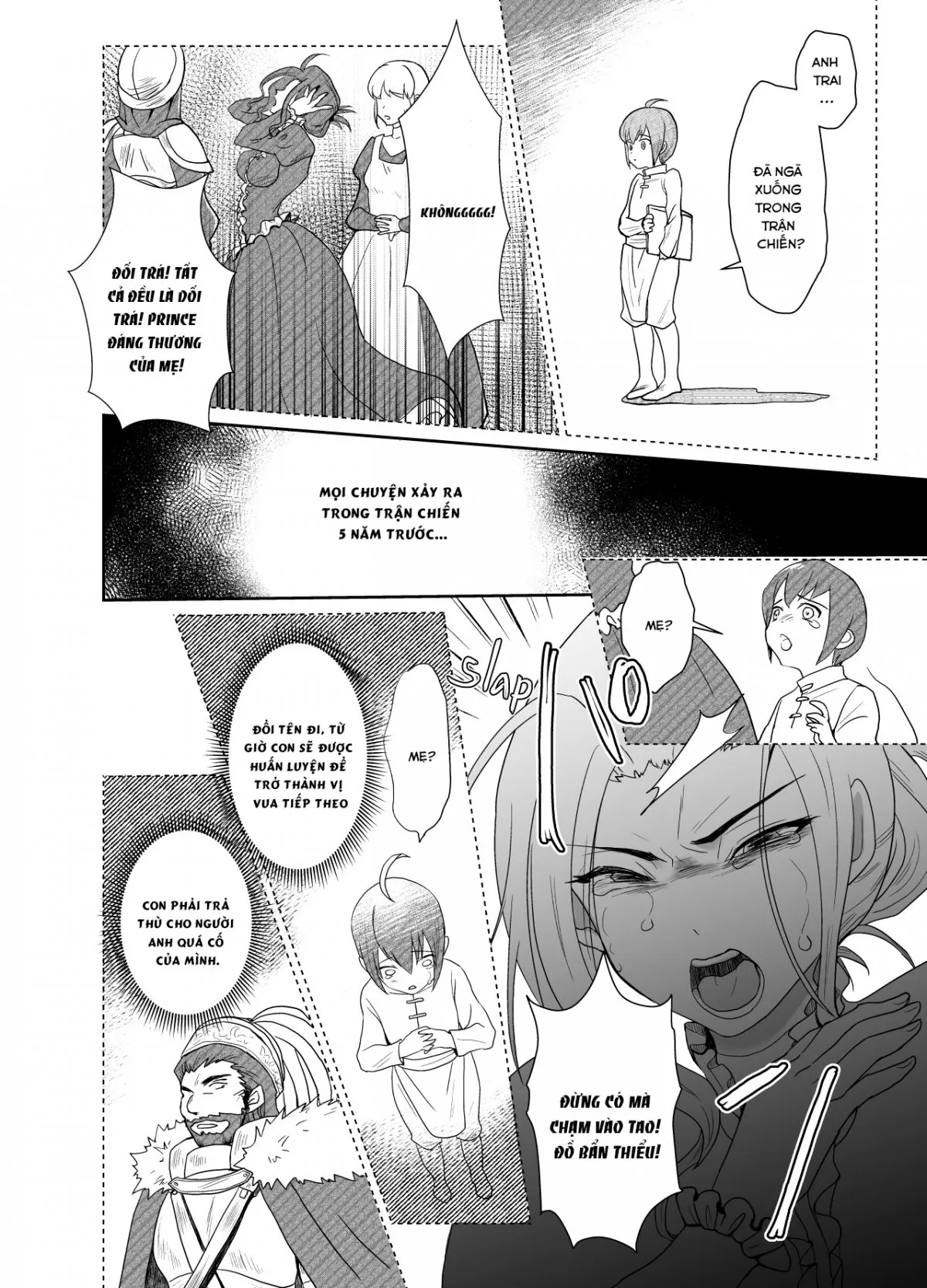 HentaiVN.net - Ảnh 10 - Kawaisou na Ouji-sama wa Warui Mahou de Oshiro no Mesu Benki ni Sarete Shimaimashita - Chap 1