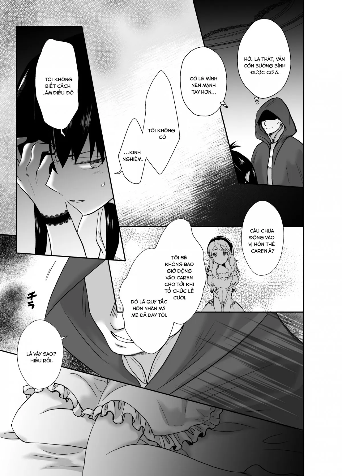 HentaiVN.net - Ảnh 12 - Kawaisou na Ouji-sama wa Warui Mahou de Oshiro no Mesu Benki ni Sarete Shimaimashita - Chap 1