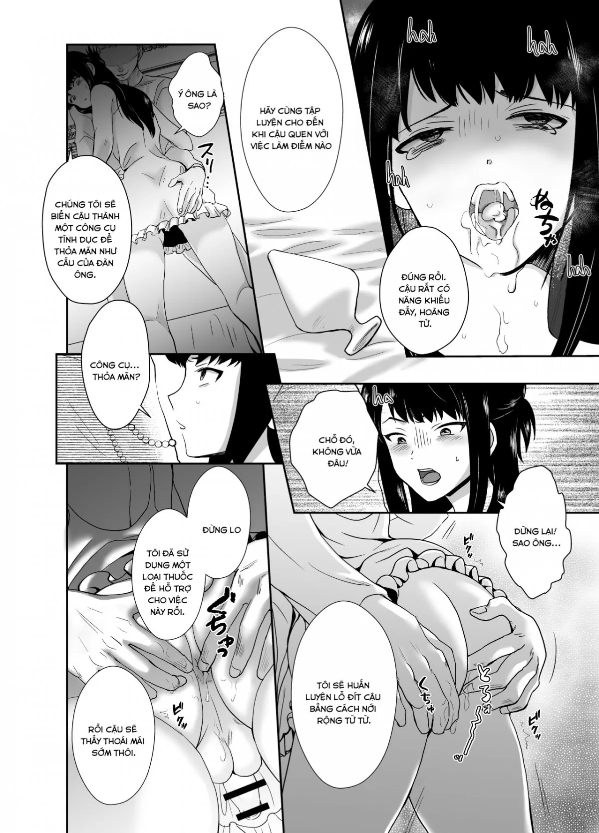 HentaiVN.net - Ảnh 18 - Kawaisou na Ouji-sama wa Warui Mahou de Oshiro no Mesu Benki ni Sarete Shimaimashita - Chap 1