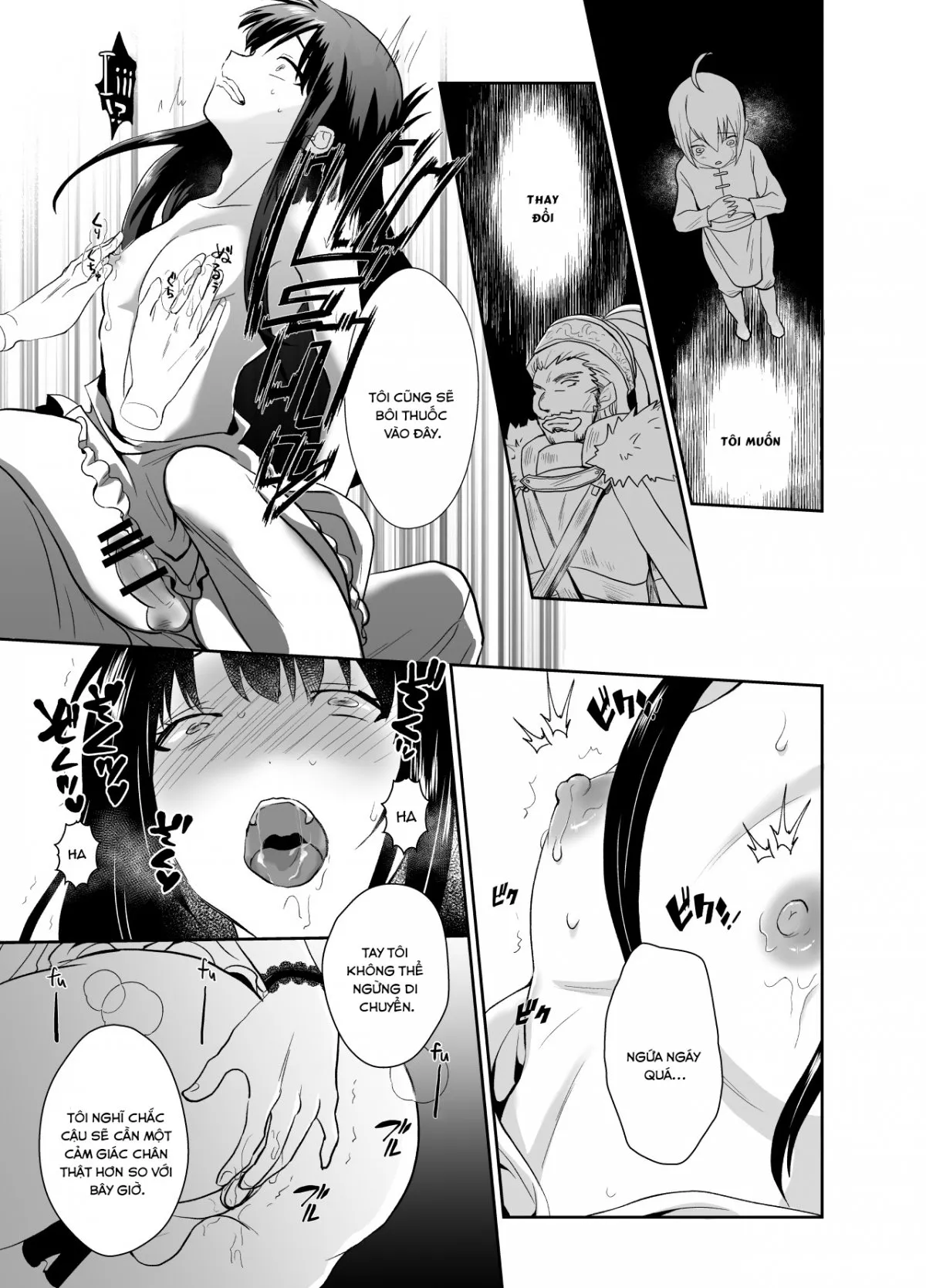 HentaiVN.net - Ảnh 22 - Kawaisou na Ouji-sama wa Warui Mahou de Oshiro no Mesu Benki ni Sarete Shimaimashita - Chap 1