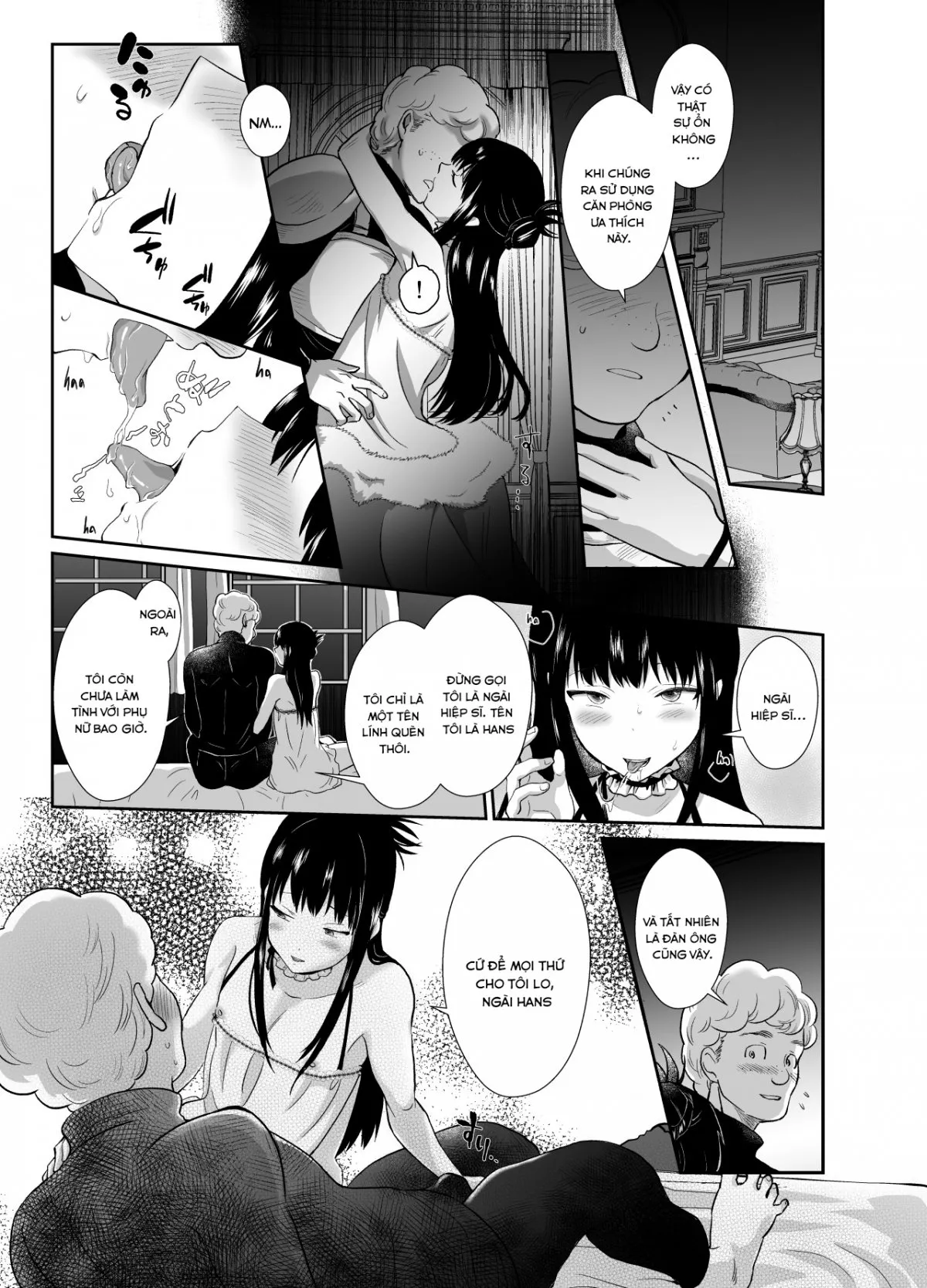 HentaiVN.net - Ảnh 27 - Kawaisou na Ouji-sama wa Warui Mahou de Oshiro no Mesu Benki ni Sarete Shimaimashita - Chap 1