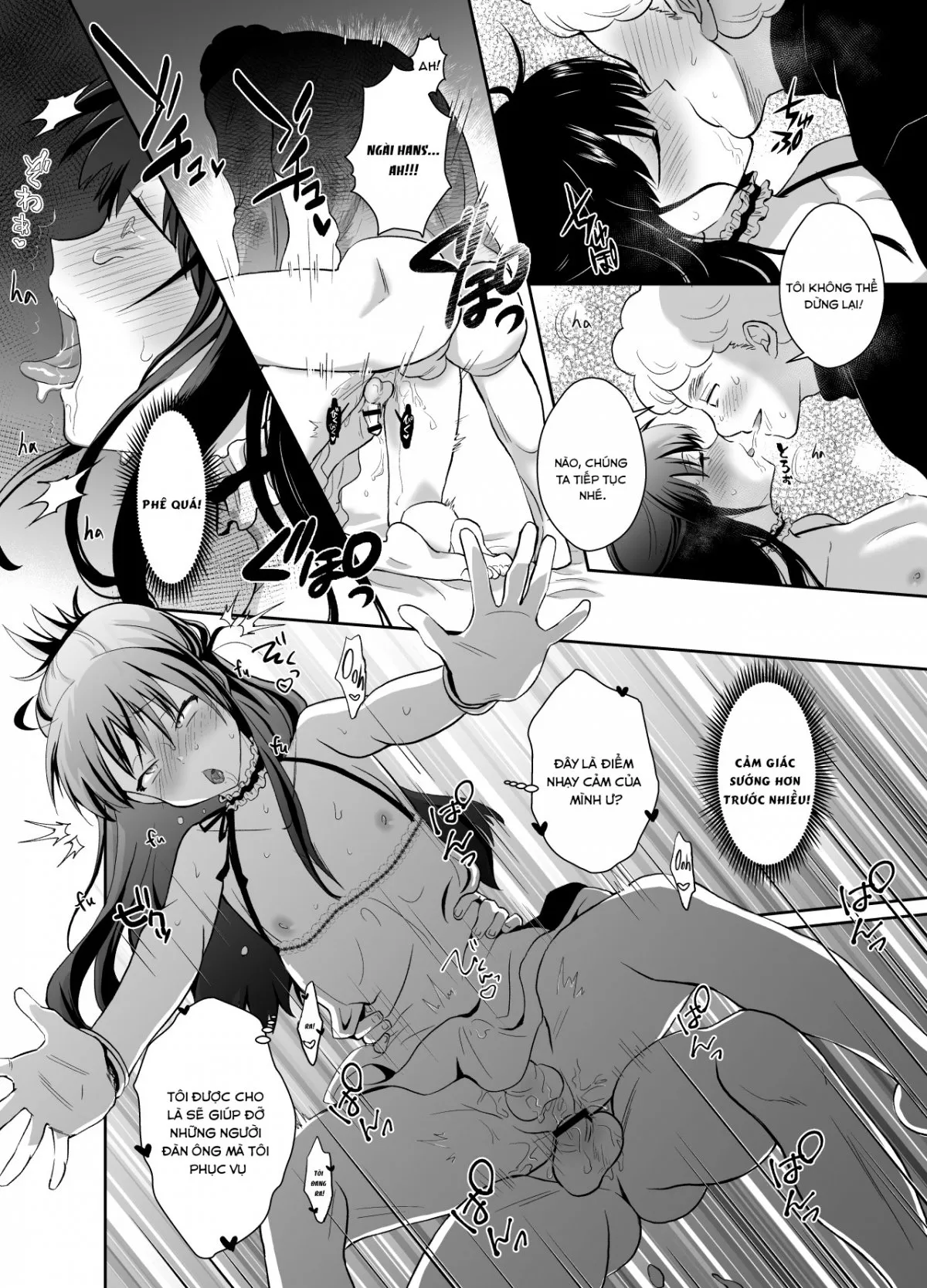 HentaiVN.net - Ảnh 32 - Kawaisou na Ouji-sama wa Warui Mahou de Oshiro no Mesu Benki ni Sarete Shimaimashita - Chap 1