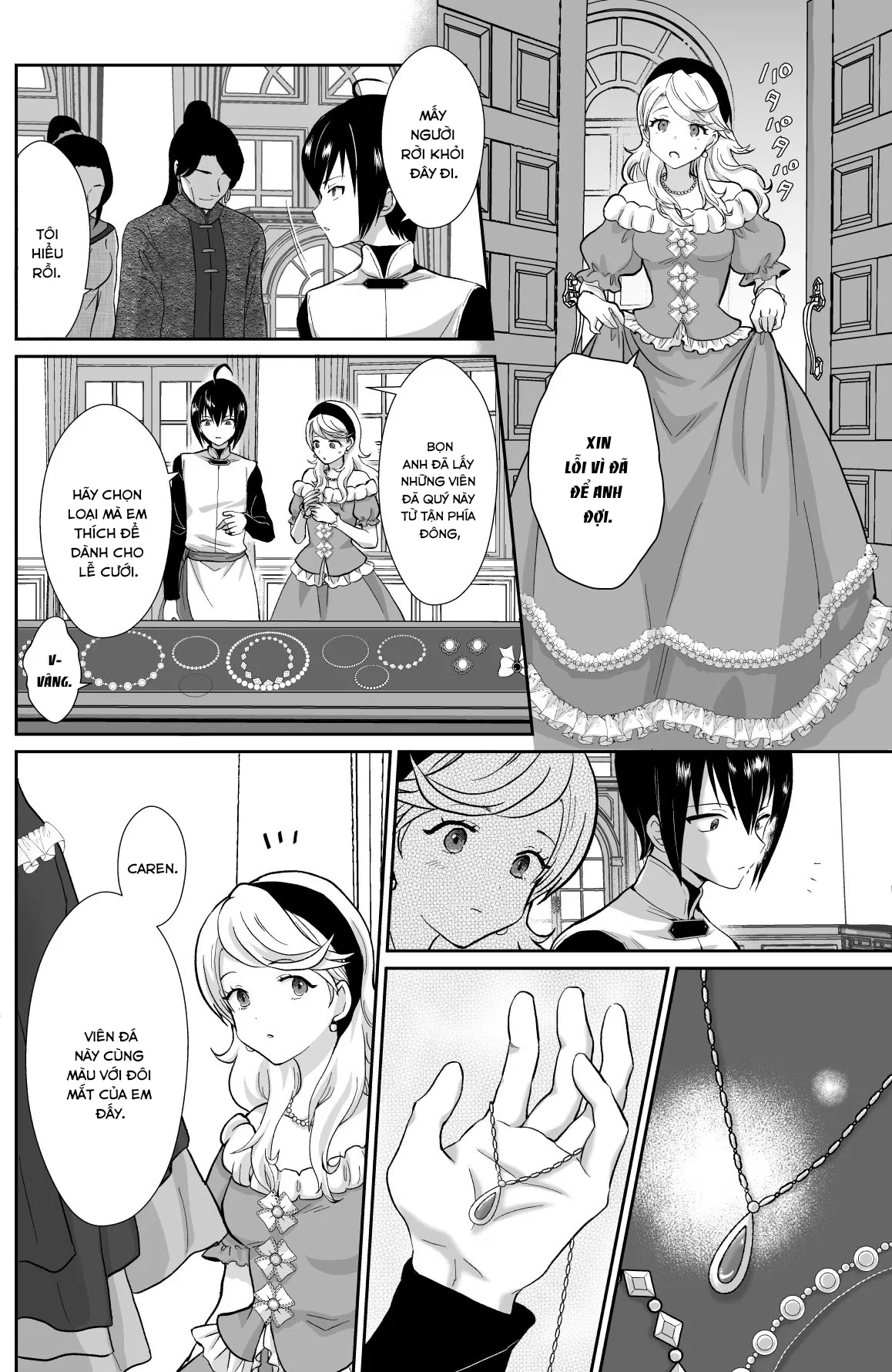 HentaiVN.net - Ảnh 14 - Kawaisou na Ouji-sama wa Warui Mahou de Oshiro no Mesu Benki ni Sarete Shimaimashita - Chap 2