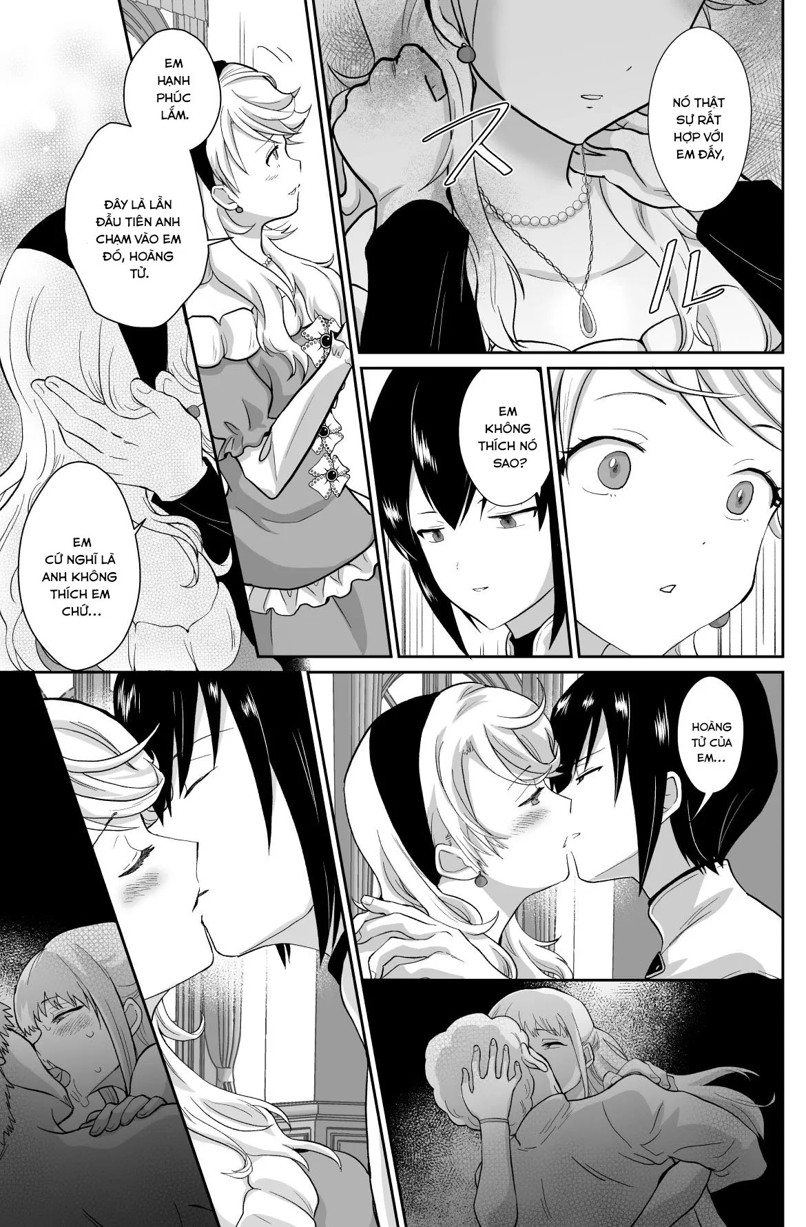 HentaiVN.net - Ảnh 15 - Kawaisou na Ouji-sama wa Warui Mahou de Oshiro no Mesu Benki ni Sarete Shimaimashita - Chap 2