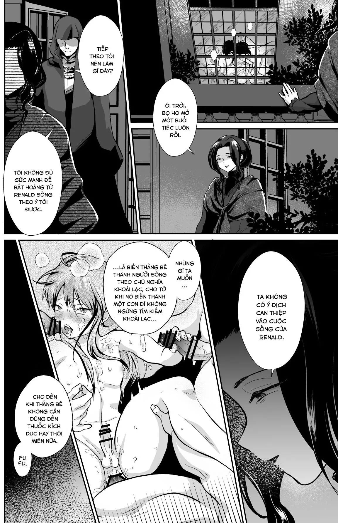 HentaiVN.net - Ảnh 24 - Kawaisou na Ouji-sama wa Warui Mahou de Oshiro no Mesu Benki ni Sarete Shimaimashita - Chap 2