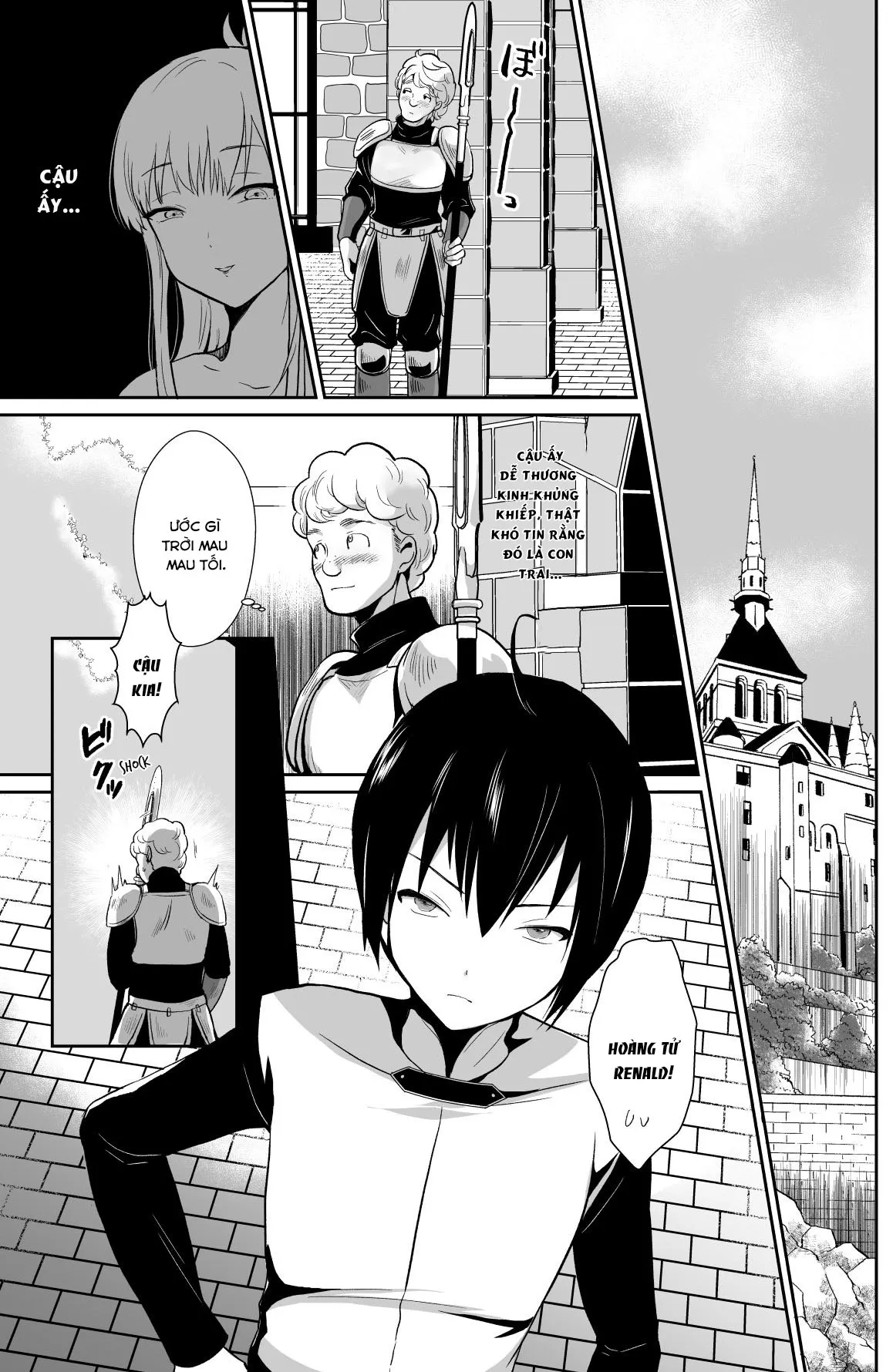 HentaiVN.net - Ảnh 3 - Kawaisou na Ouji-sama wa Warui Mahou de Oshiro no Mesu Benki ni Sarete Shimaimashita - Chap 2