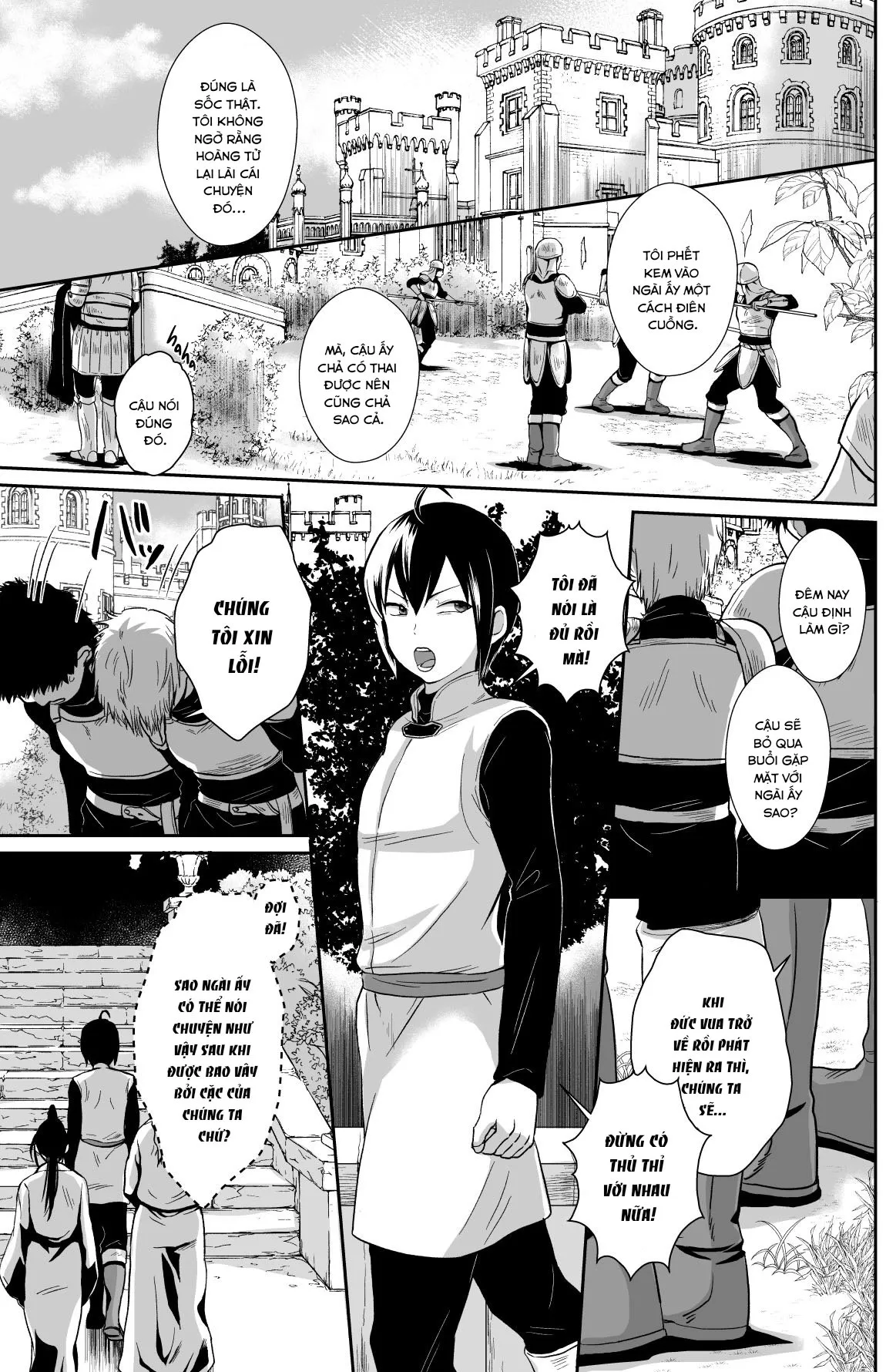 HentaiVN.net - Ảnh 31 - Kawaisou na Ouji-sama wa Warui Mahou de Oshiro no Mesu Benki ni Sarete Shimaimashita - Chap 2