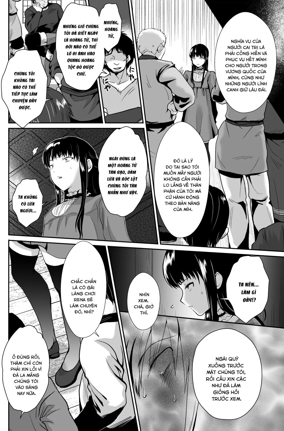 HentaiVN.net - Ảnh 32 - Kawaisou na Ouji-sama wa Warui Mahou de Oshiro no Mesu Benki ni Sarete Shimaimashita - Chap 2