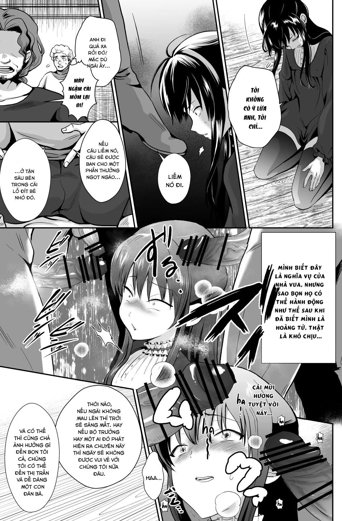 HentaiVN.net - Ảnh 33 - Kawaisou na Ouji-sama wa Warui Mahou de Oshiro no Mesu Benki ni Sarete Shimaimashita - Chap 2