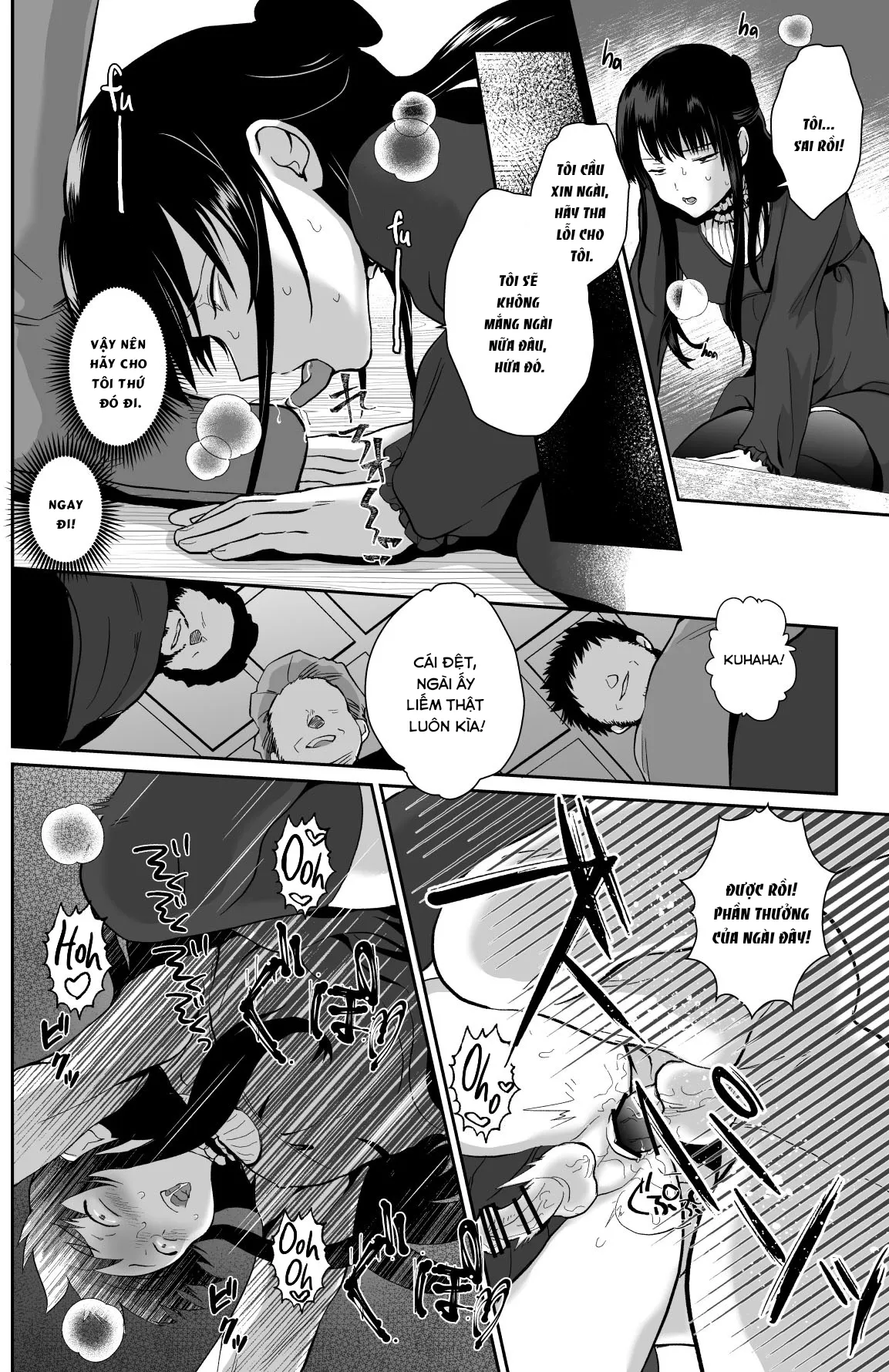 HentaiVN.net - Ảnh 34 - Kawaisou na Ouji-sama wa Warui Mahou de Oshiro no Mesu Benki ni Sarete Shimaimashita - Chap 2