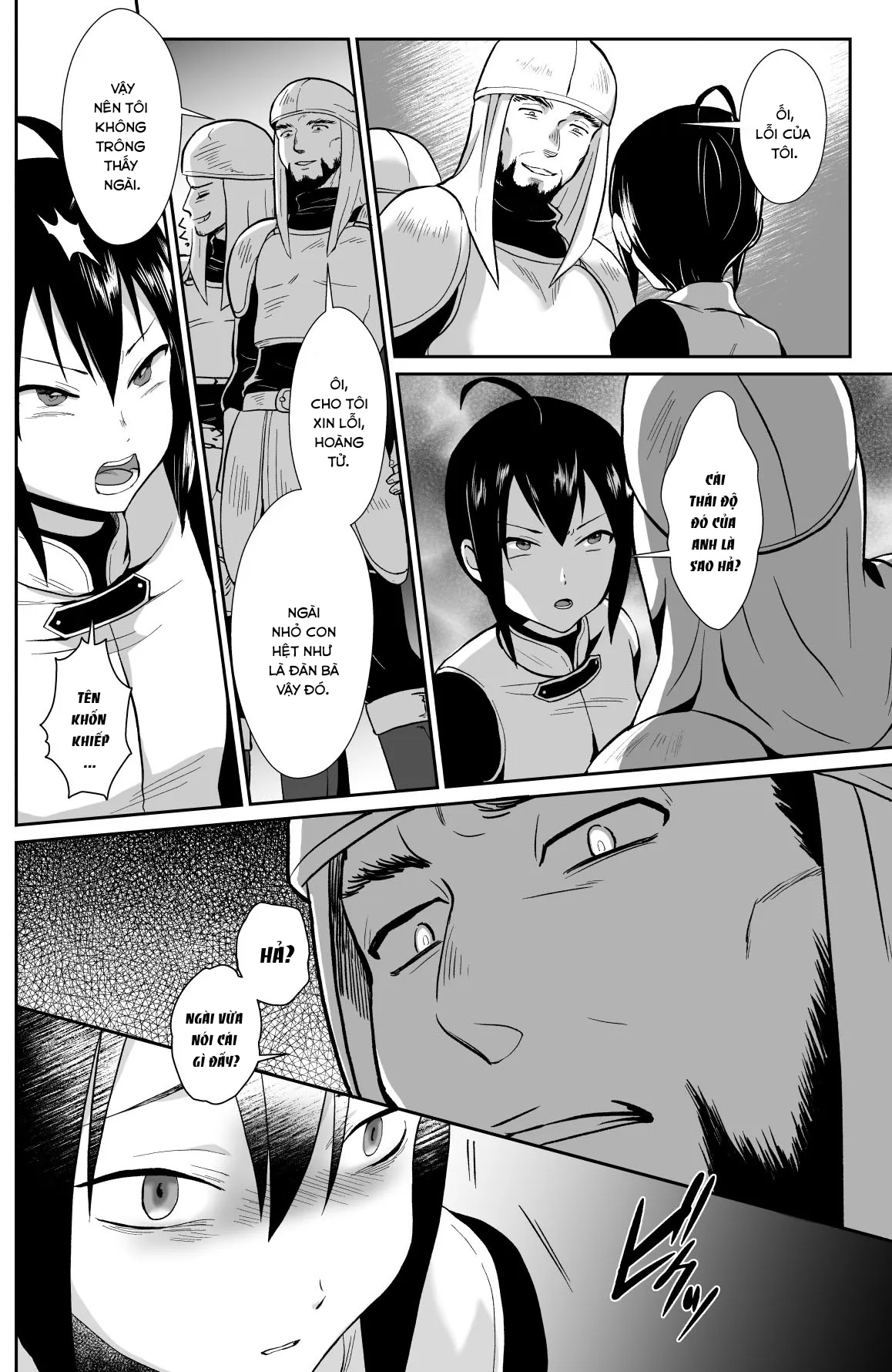 HentaiVN.net - Ảnh 40 - Kawaisou na Ouji-sama wa Warui Mahou de Oshiro no Mesu Benki ni Sarete Shimaimashita - Chap 2