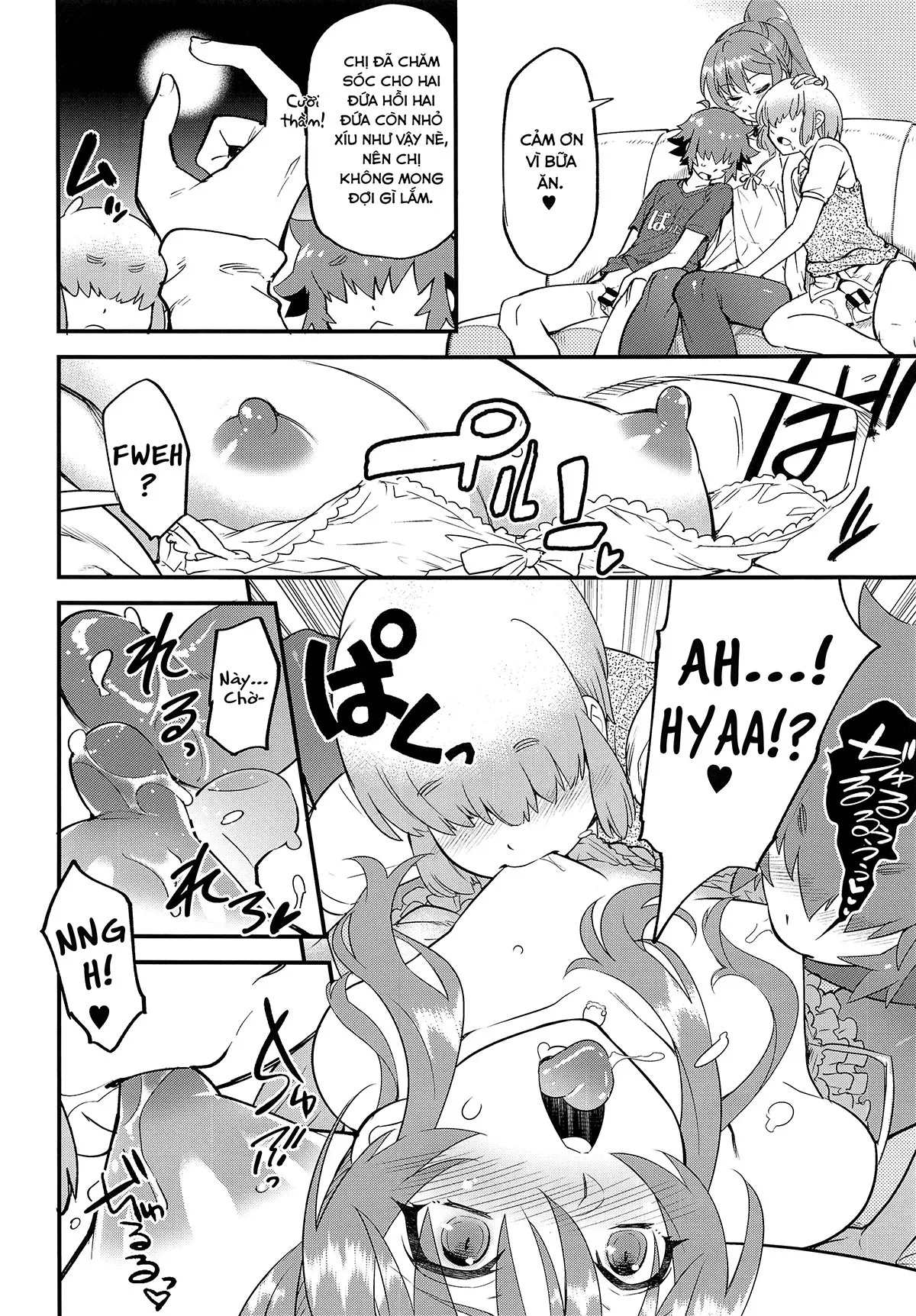 HentaiVN.net - Ảnh 8 - Tonari No Ochinpo ♂ Onee-San Zenpen - Chap 1