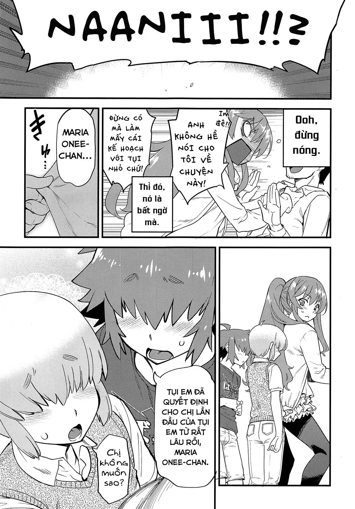 HentaiVN.net - Ảnh 5 - Tonari No Ochinpo ♂ Onee-San Zenpen - Chap 1