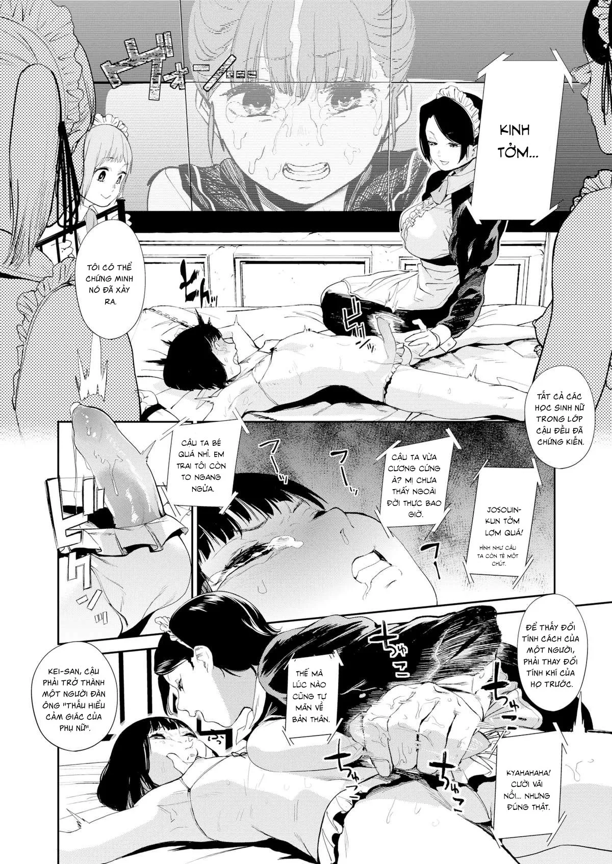 HentaiVN.net - Ảnh 16 - Vui cười và Gắt gỏng [Smiling and Huffing] - Oneshot