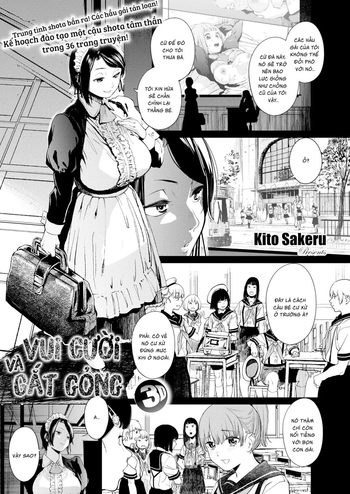 HentaiVN.net - Ảnh 4 - Vui cười và Gắt gỏng [Smiling and Huffing] - Oneshot
