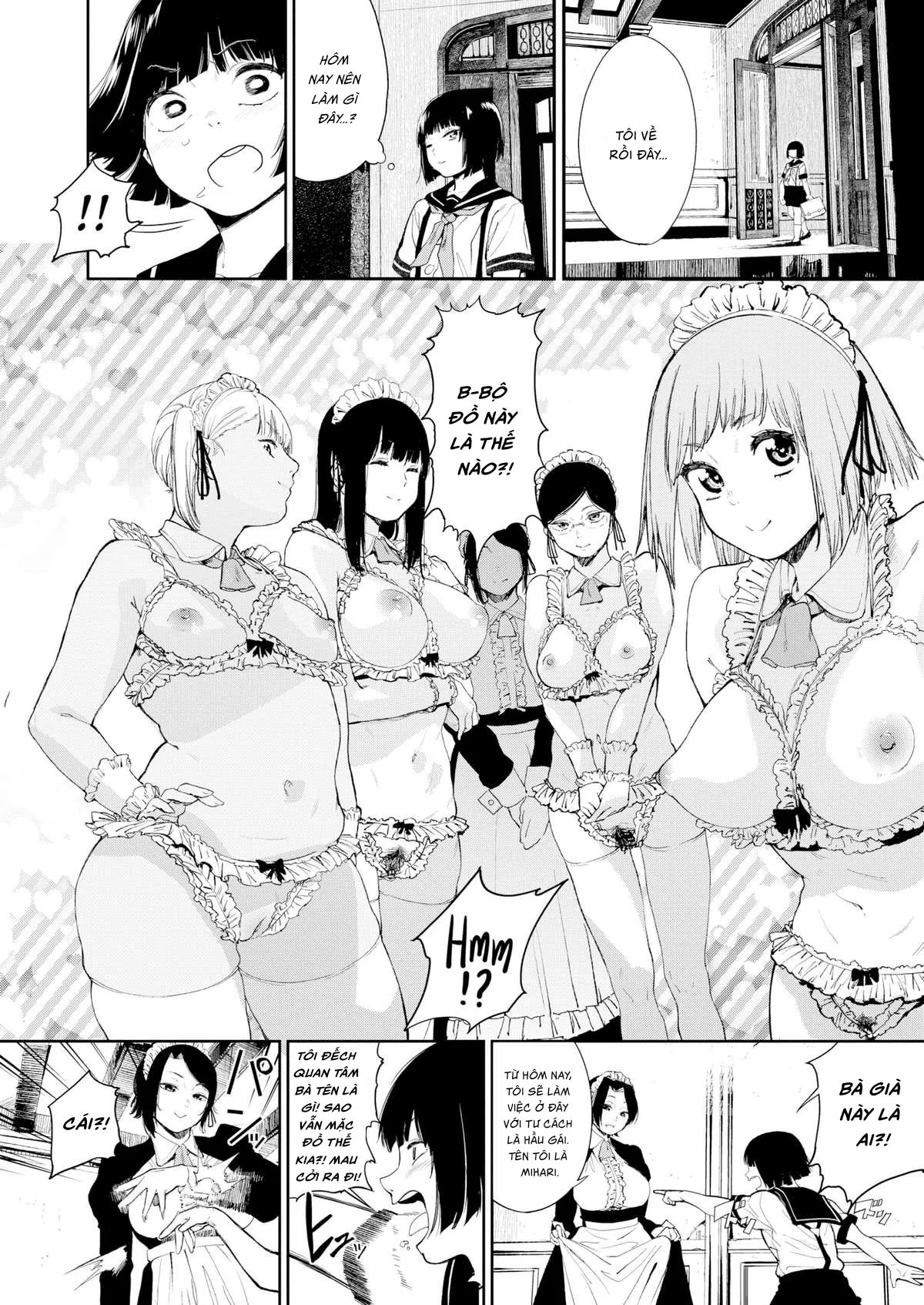 HentaiVN.net - Ảnh 5 - Vui cười và Gắt gỏng [Smiling and Huffing] - Oneshot