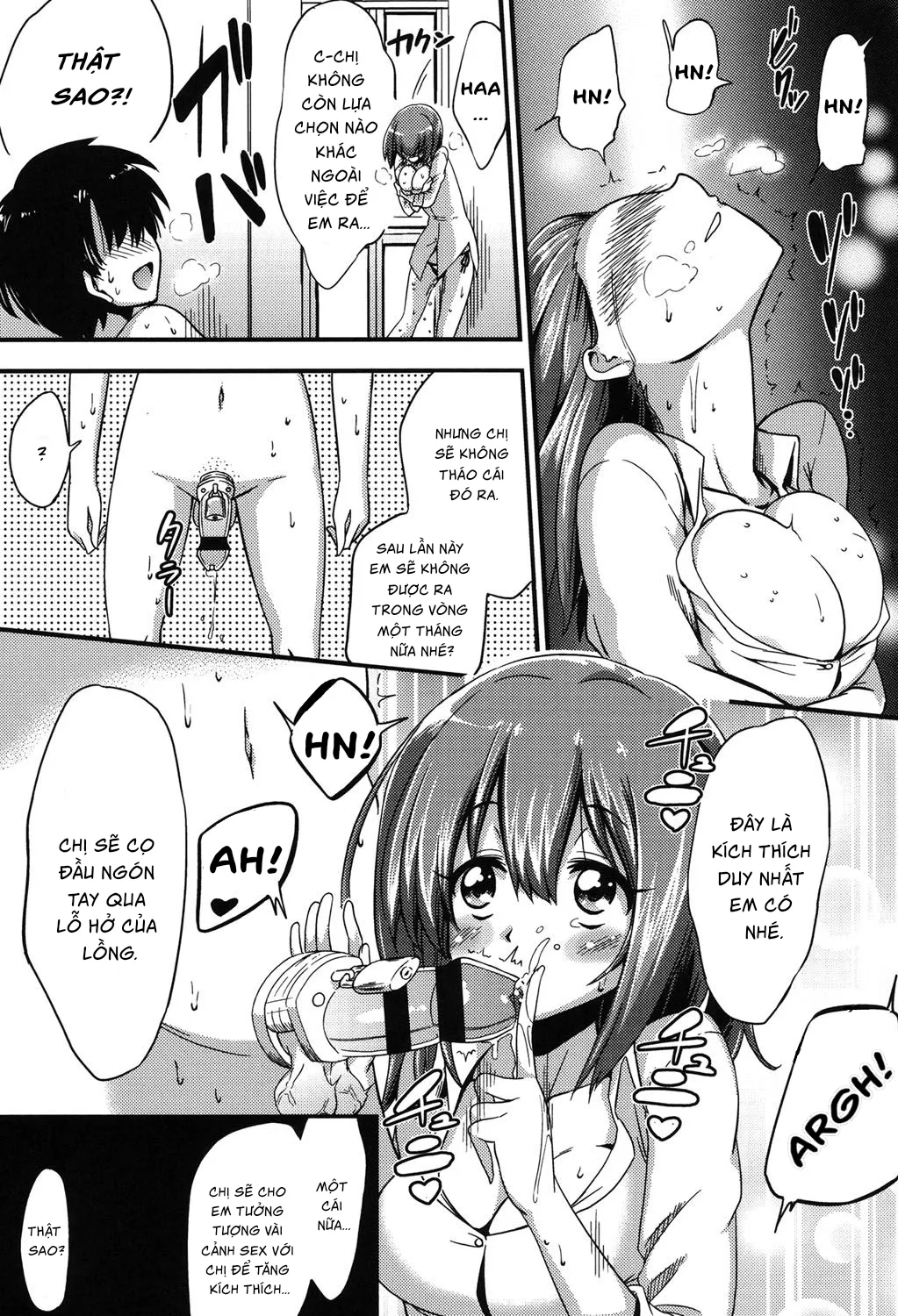 HentaiVN.net - Ảnh 9 - Tôi Là Nô Lệ Của Cô Ấy [Boku wa Kanri Kanri Kanri Sarate Iru] - Chap 1 M level 1