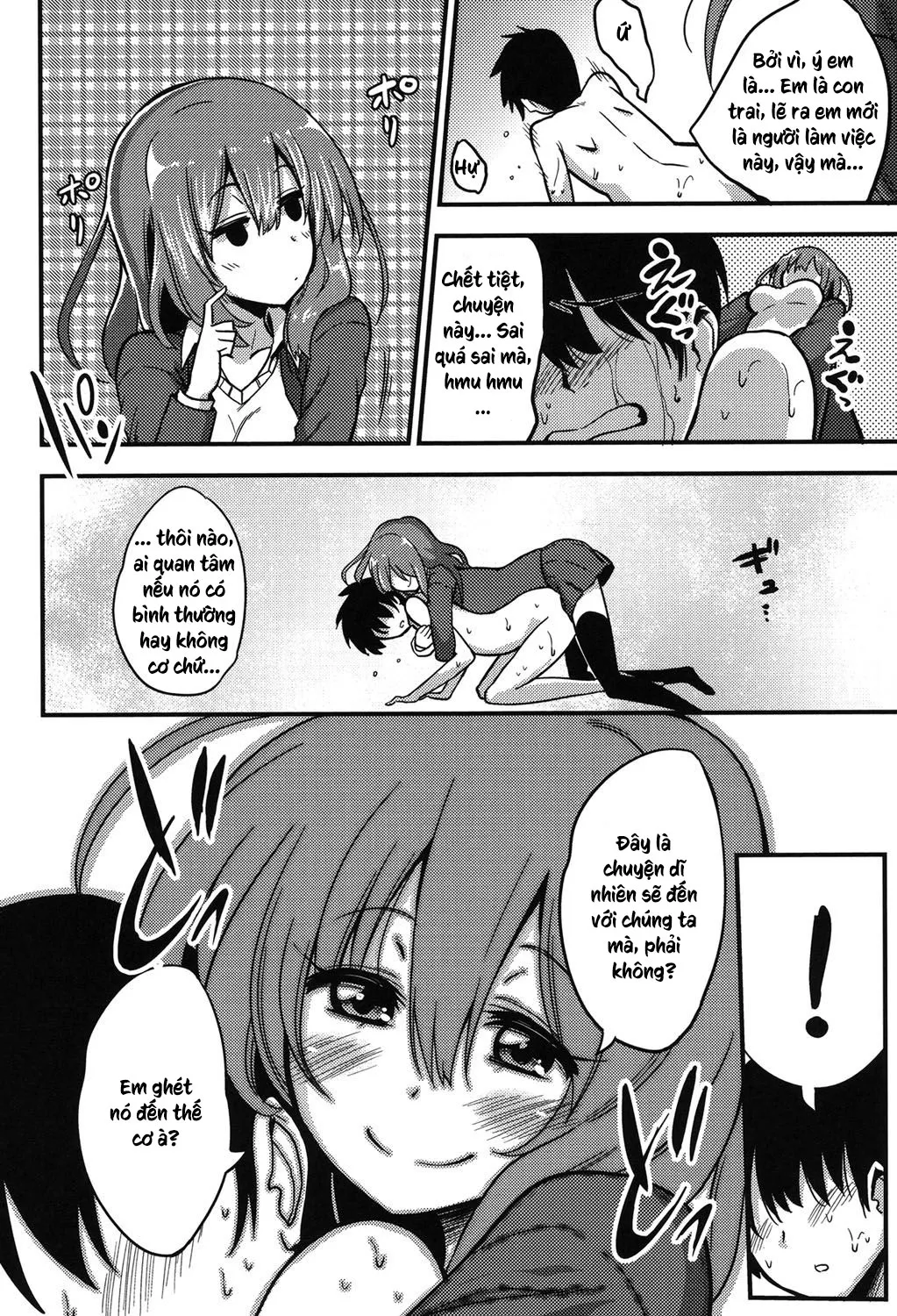 HentaiVN.net - Ảnh 16 - Tôi Là Nô Lệ Của Cô Ấy [Boku wa Kanri Kanri Kanri Sarate Iru] - Chap 3