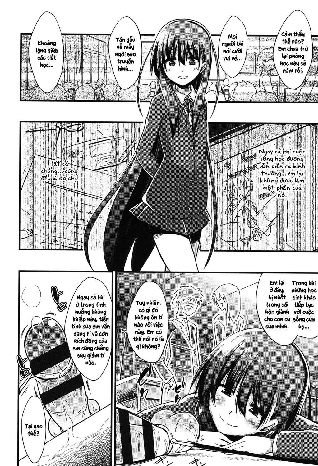 HentaiVN.net - Ảnh 3 - Tôi Là Nô Lệ Của Cô Ấy [Boku wa Kanri Kanri Kanri Sarate Iru] - Chap 4
