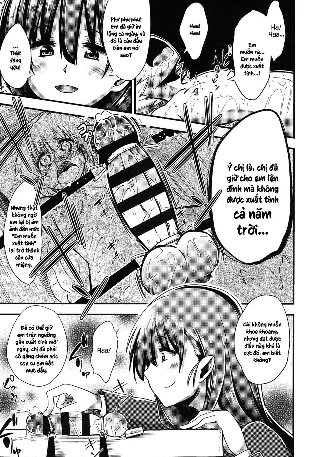 HentaiVN.net - Ảnh 4 - Tôi Là Nô Lệ Của Cô Ấy [Boku wa Kanri Kanri Kanri Sarate Iru] - Chap 4
