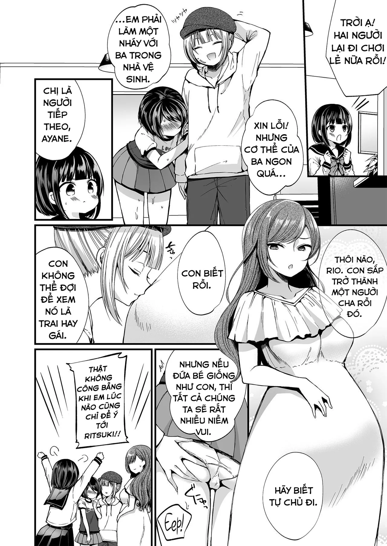 HentaiVN.net - Ảnh 29 - Hatsujou Futanari Musume to Mesu Ochi Papa - Oneshot