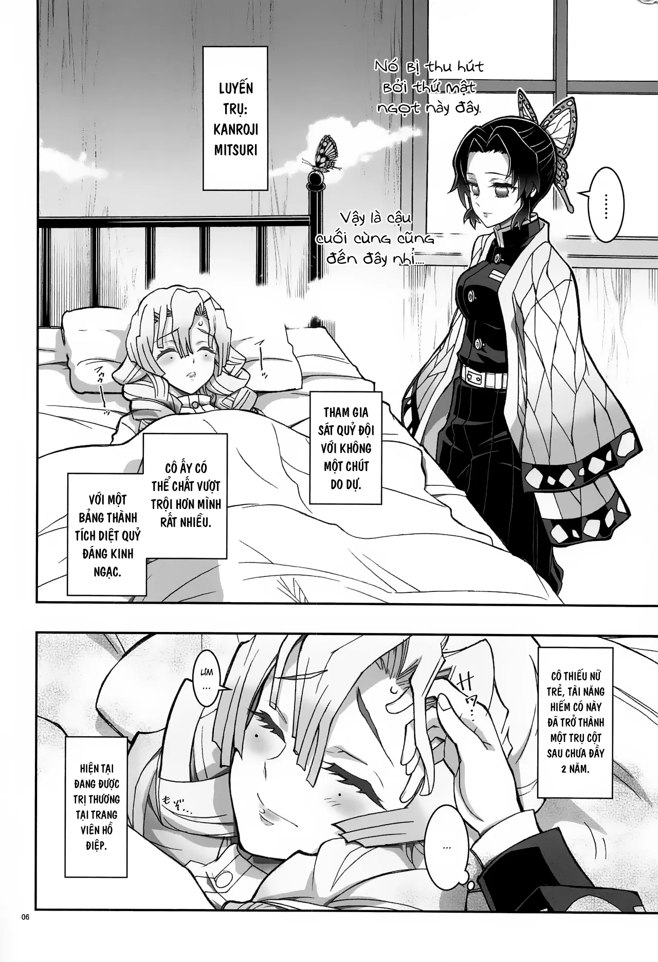 HentaiVN.net - Ảnh 6 - Tình yêu và Hồ Điệp [Mushi x Koi LOVERS] - Oneshot